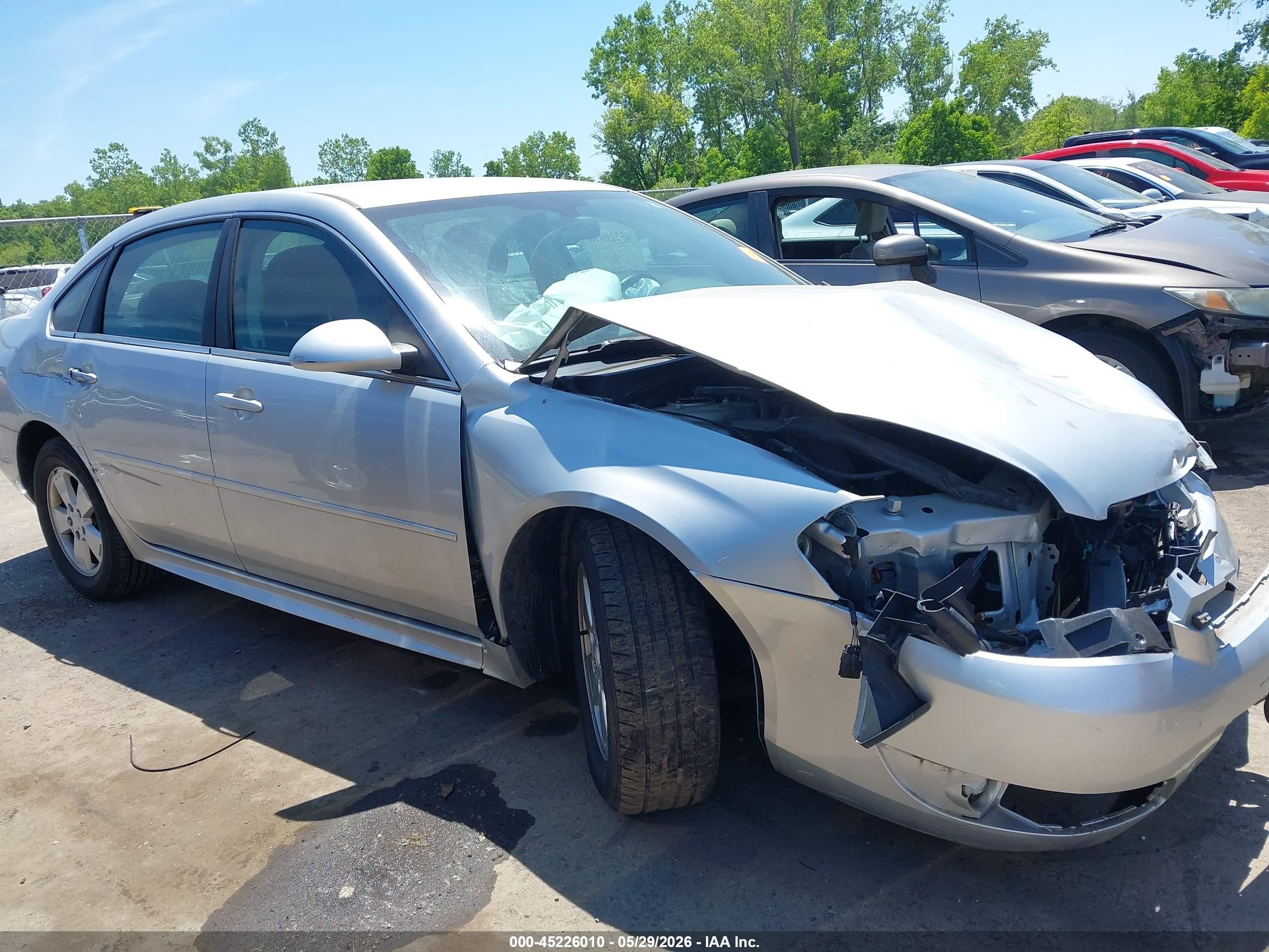 2010 Chevrolet Impala Lt Silver vin: 2G1WB5EK7A1138385