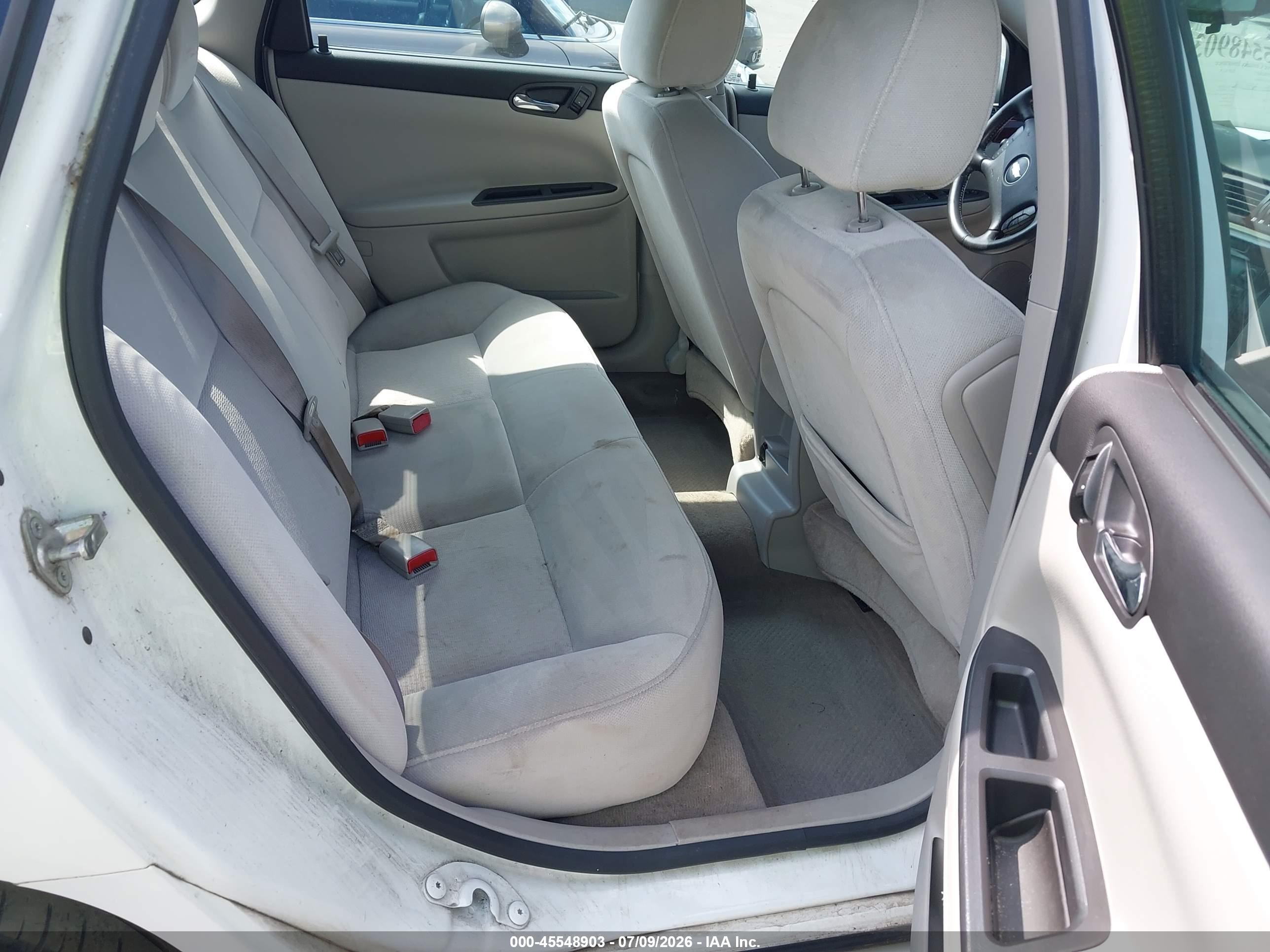 2010 Chevrolet Impala Lt White vin: 2G1WB5EK7A1148947