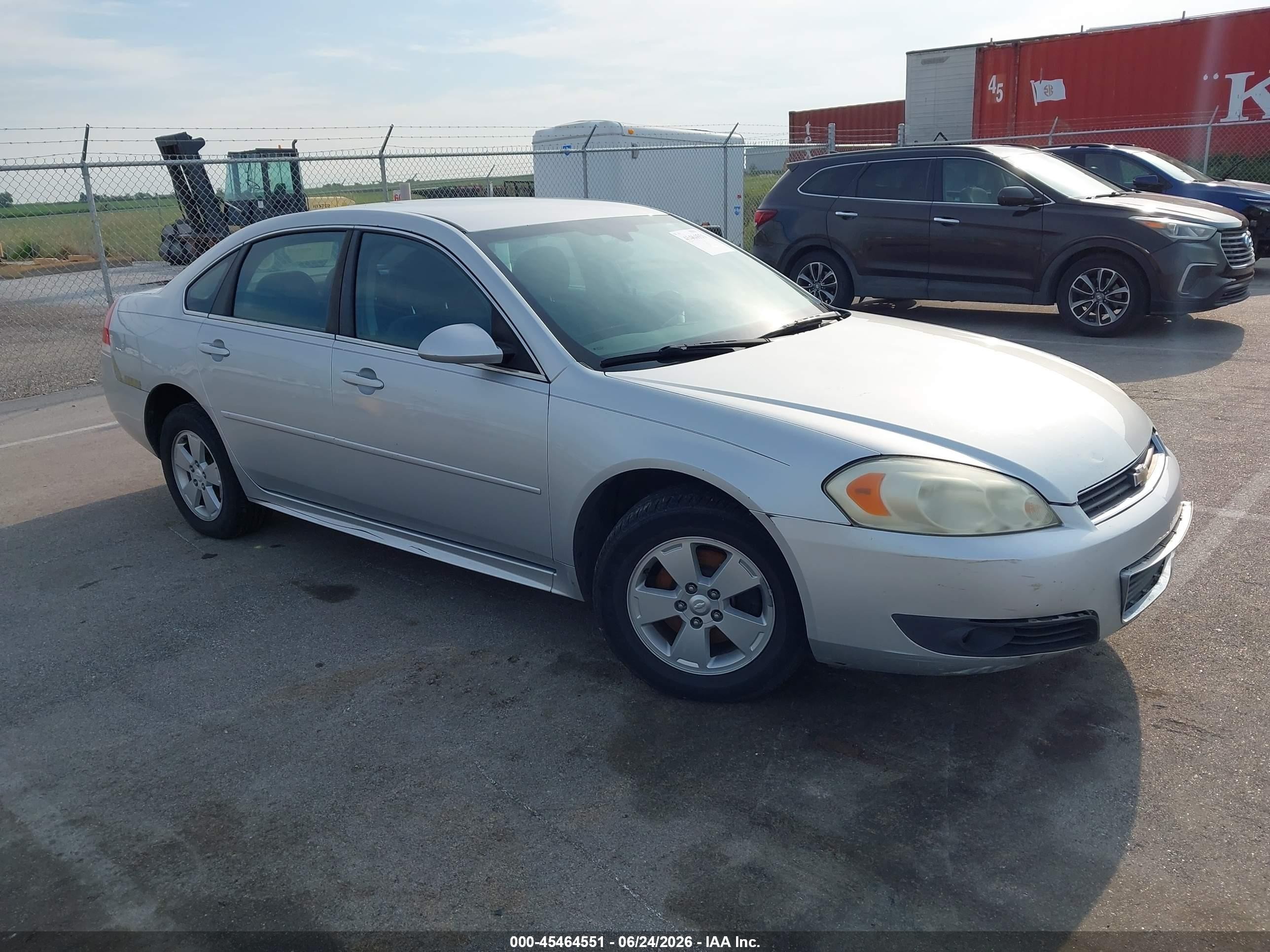 2010 Chevrolet Impala Lt Silver vin: 2G1WB5EK7A1162850