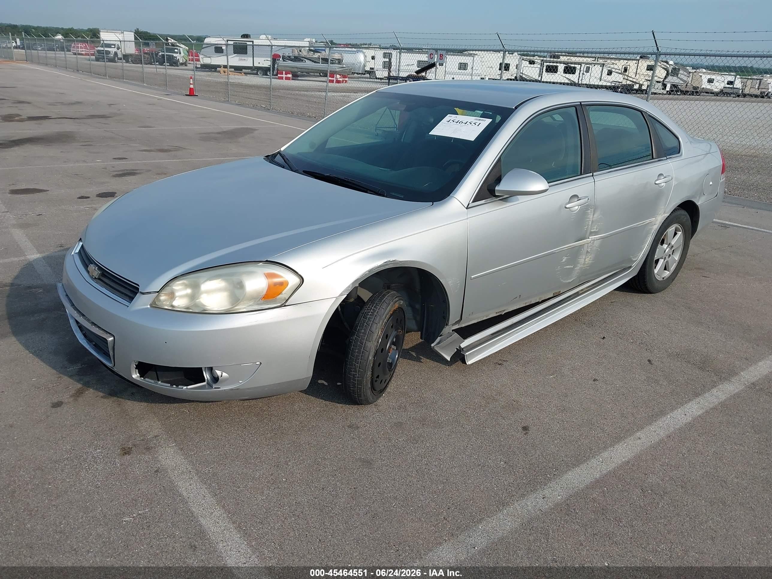 2010 Chevrolet Impala Lt Silver vin: 2G1WB5EK7A1162850