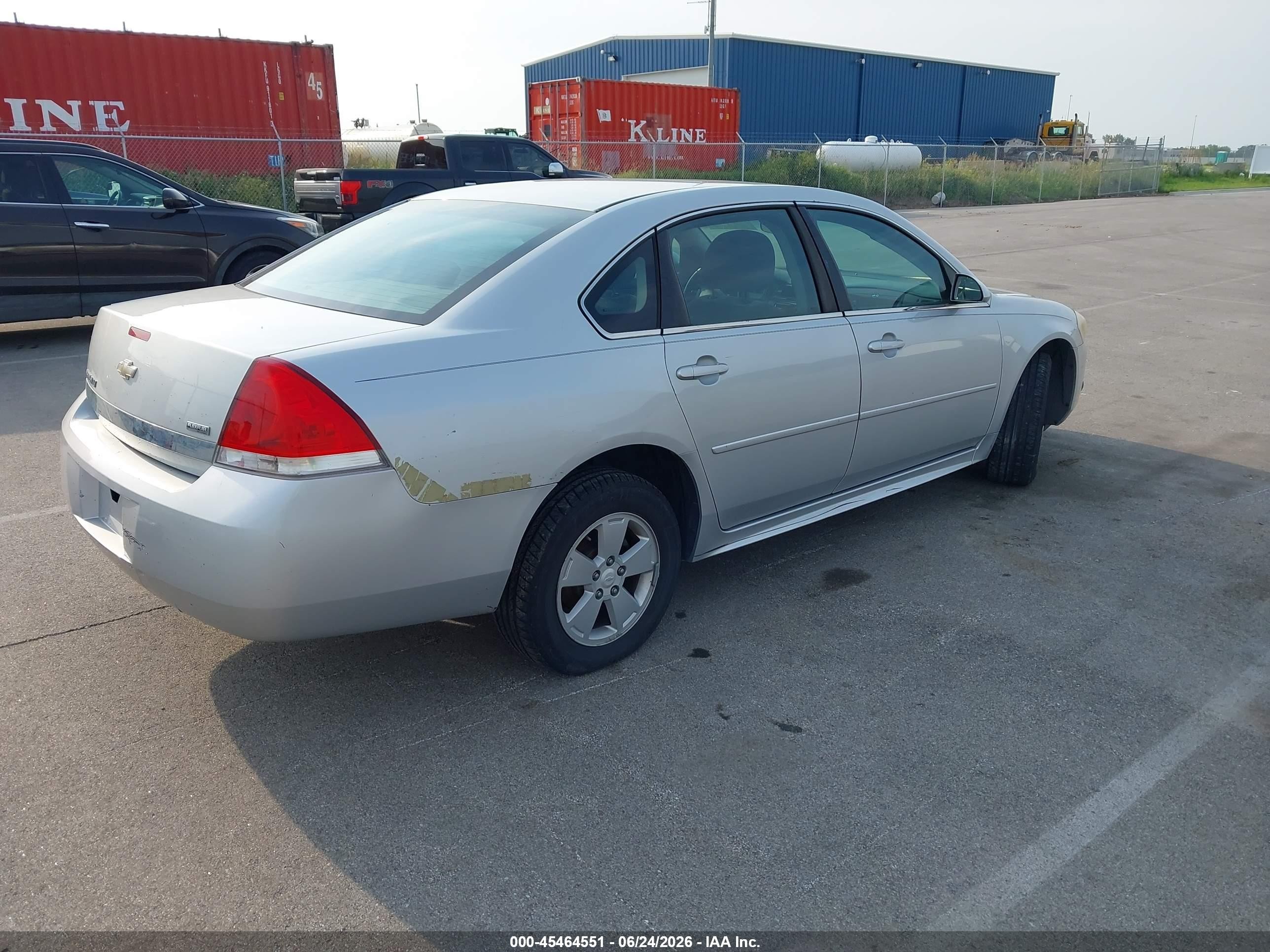 2010 Chevrolet Impala Lt Silver vin: 2G1WB5EK7A1162850