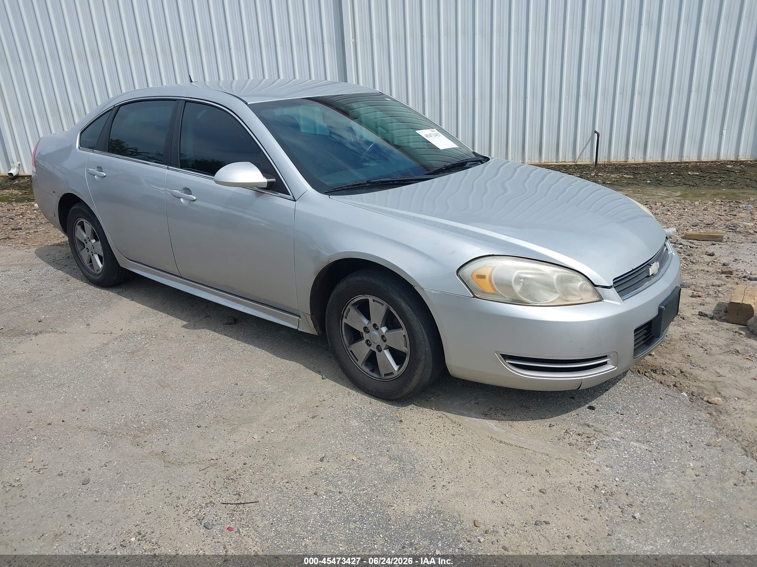 2010 Chevrolet Impala Lt Silver vin: 2G1WB5EK7A1167837