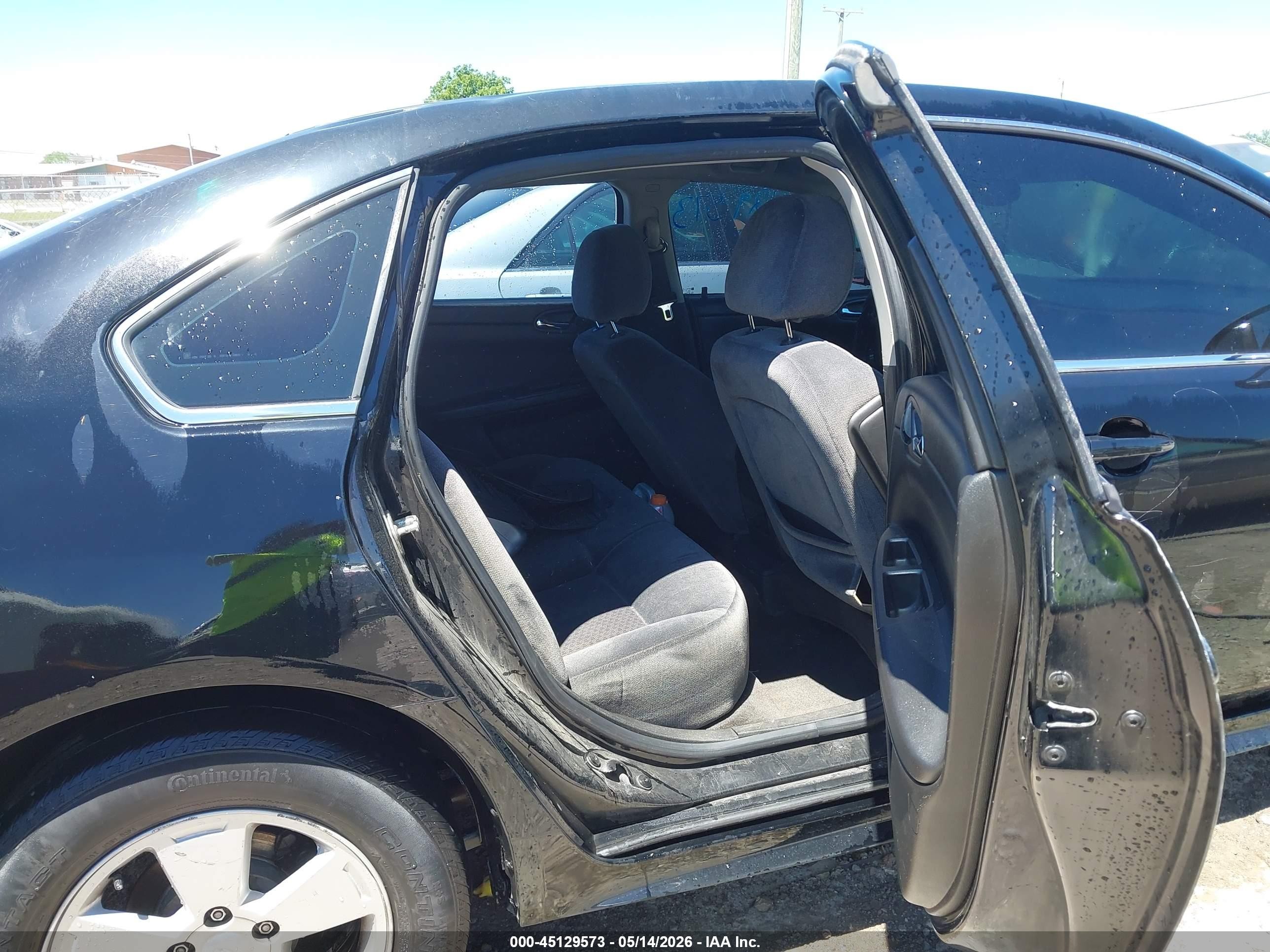 2010 Chevrolet Impala Lt Black vin: 2G1WB5EK7A1170107