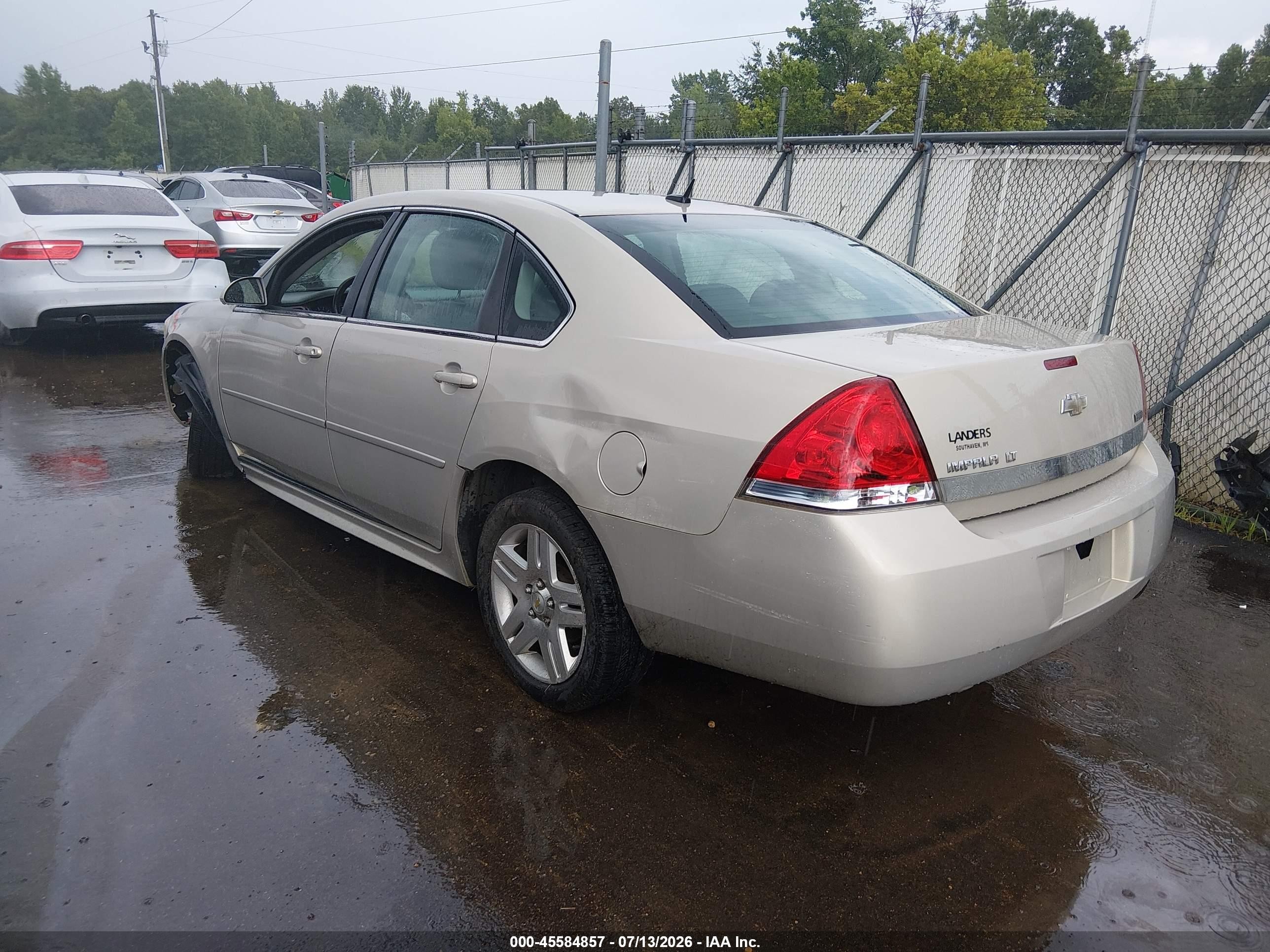 2010 Chevrolet Impala Lt Gold vin: 2G1WB5EK7A1184752