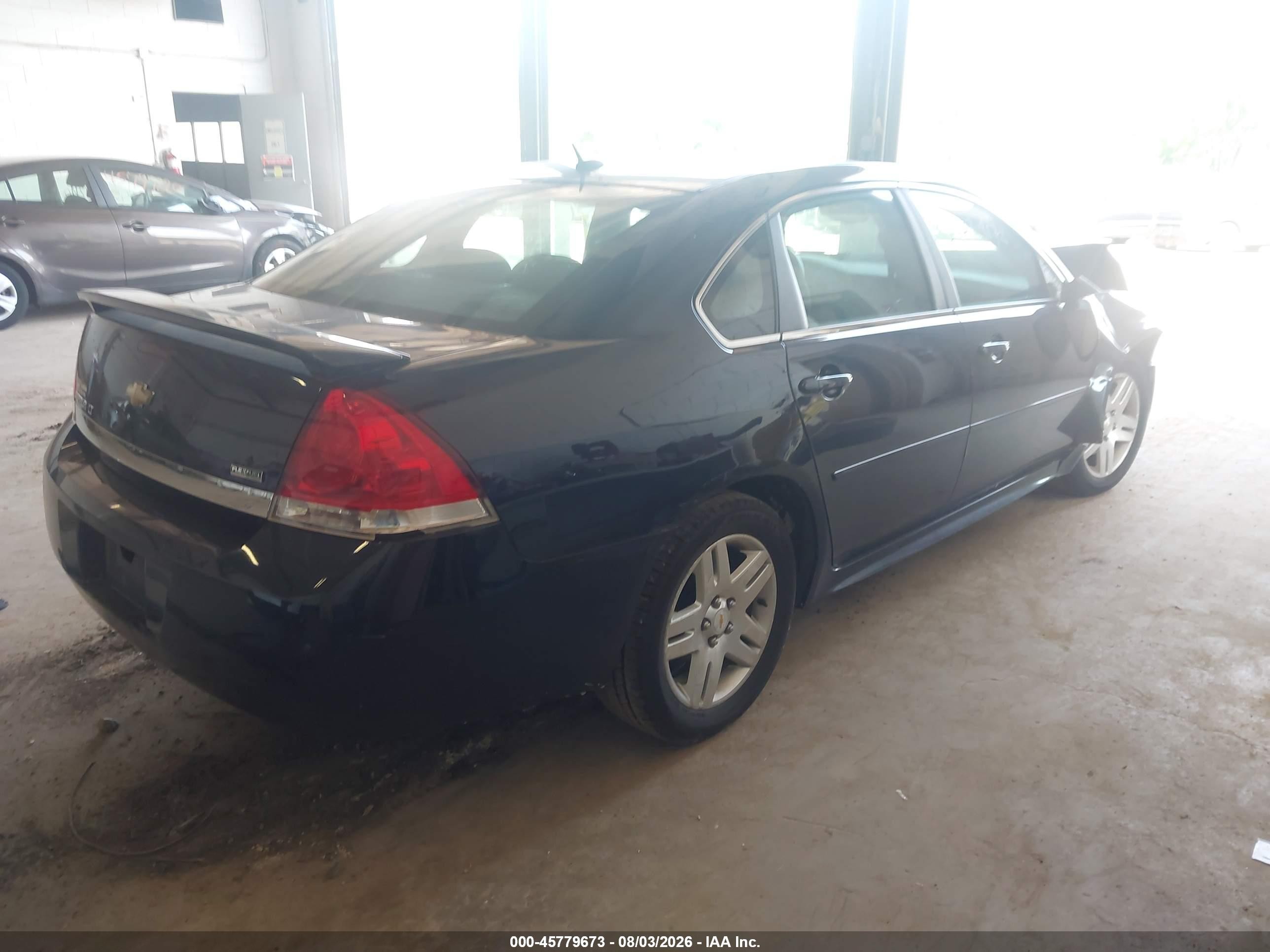 2010 Chevrolet Impala Lt Blue vin: 2G1WB5EK7A1189613