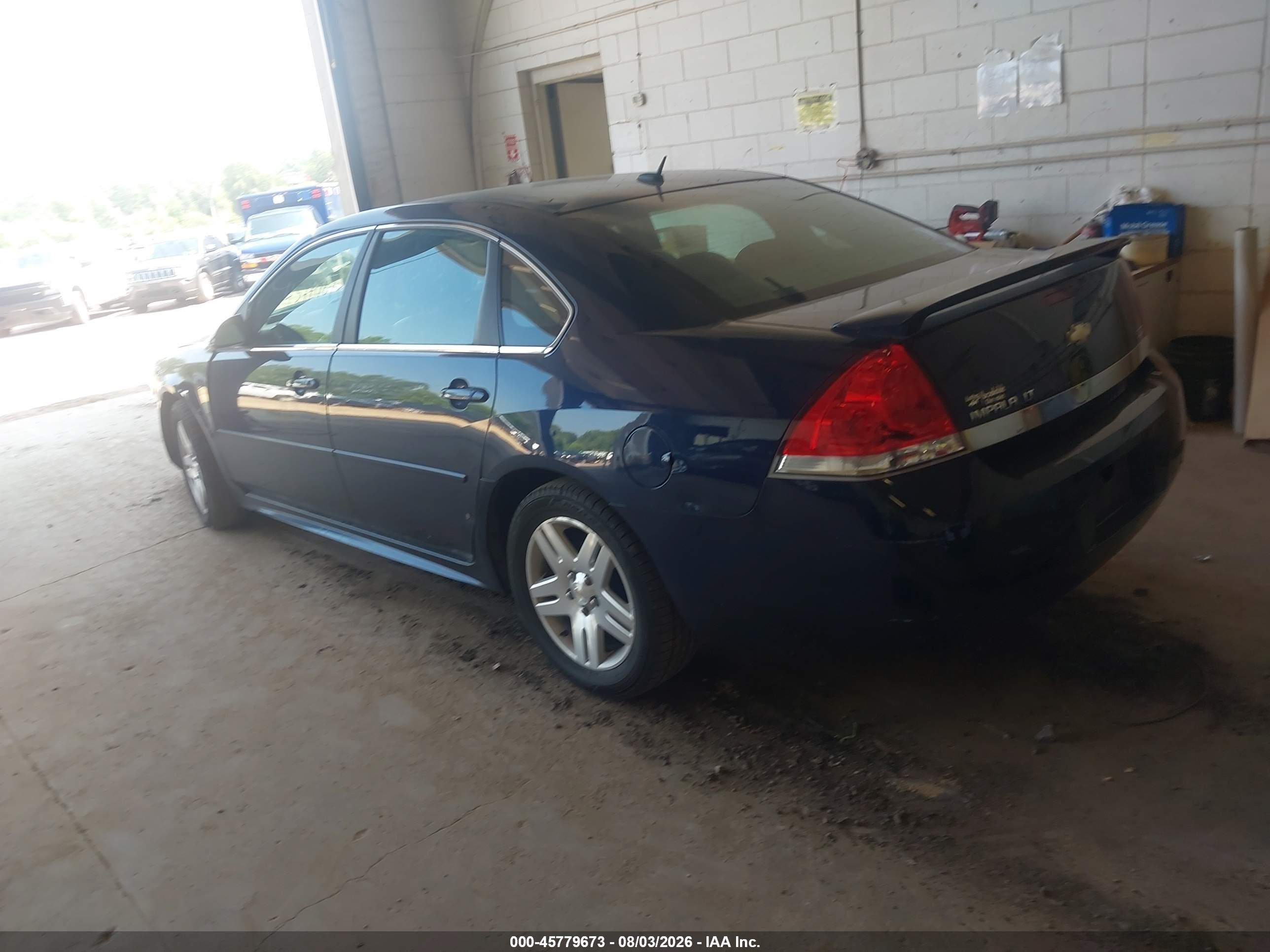 2010 Chevrolet Impala Lt Blue vin: 2G1WB5EK7A1189613