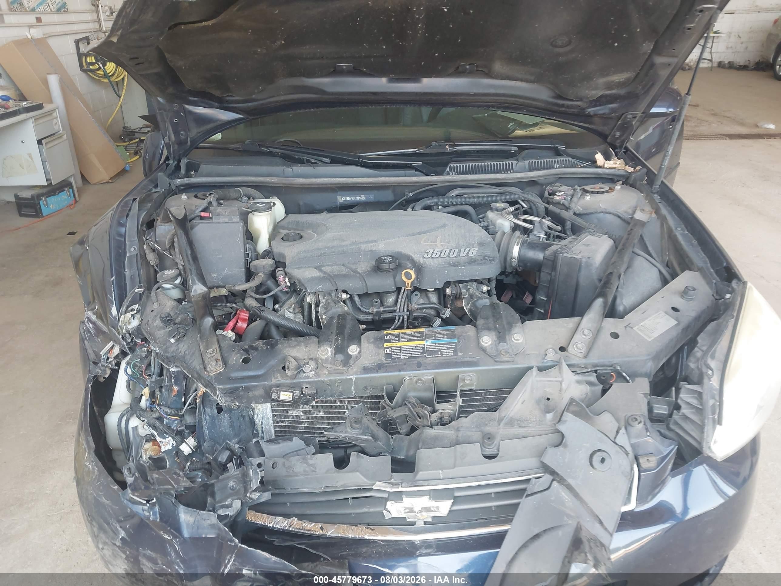 2010 Chevrolet Impala Lt Blue vin: 2G1WB5EK7A1189613
