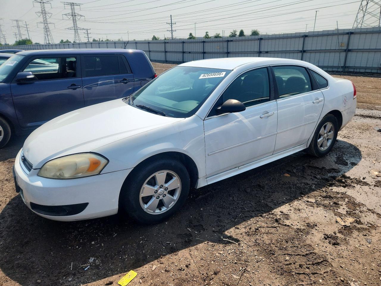 2010 Chevrolet Impala Lt White vin: 2G1WB5EK7A1194486