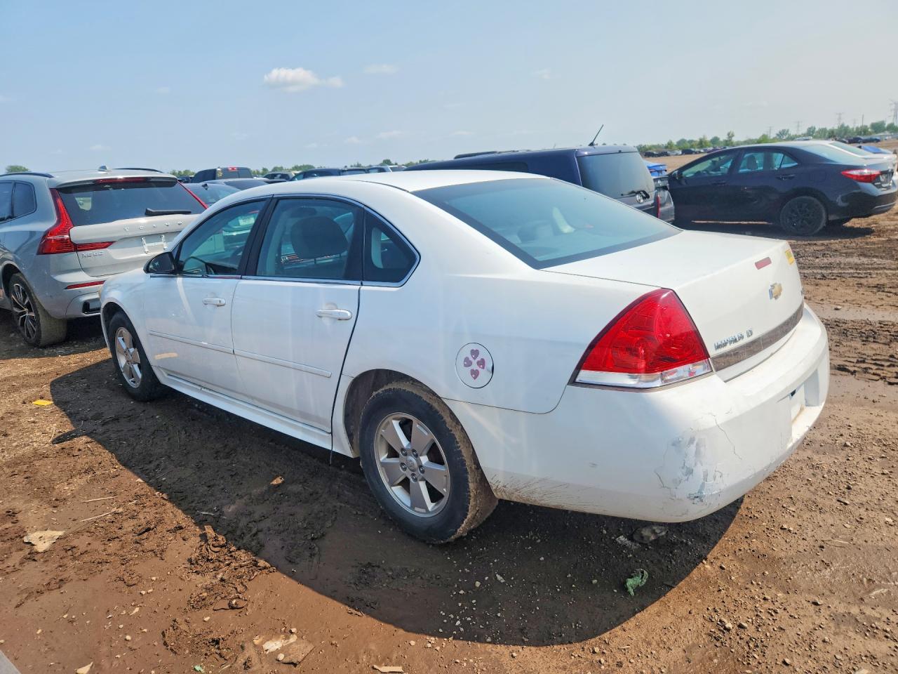 2010 Chevrolet Impala Lt White vin: 2G1WB5EK7A1194486