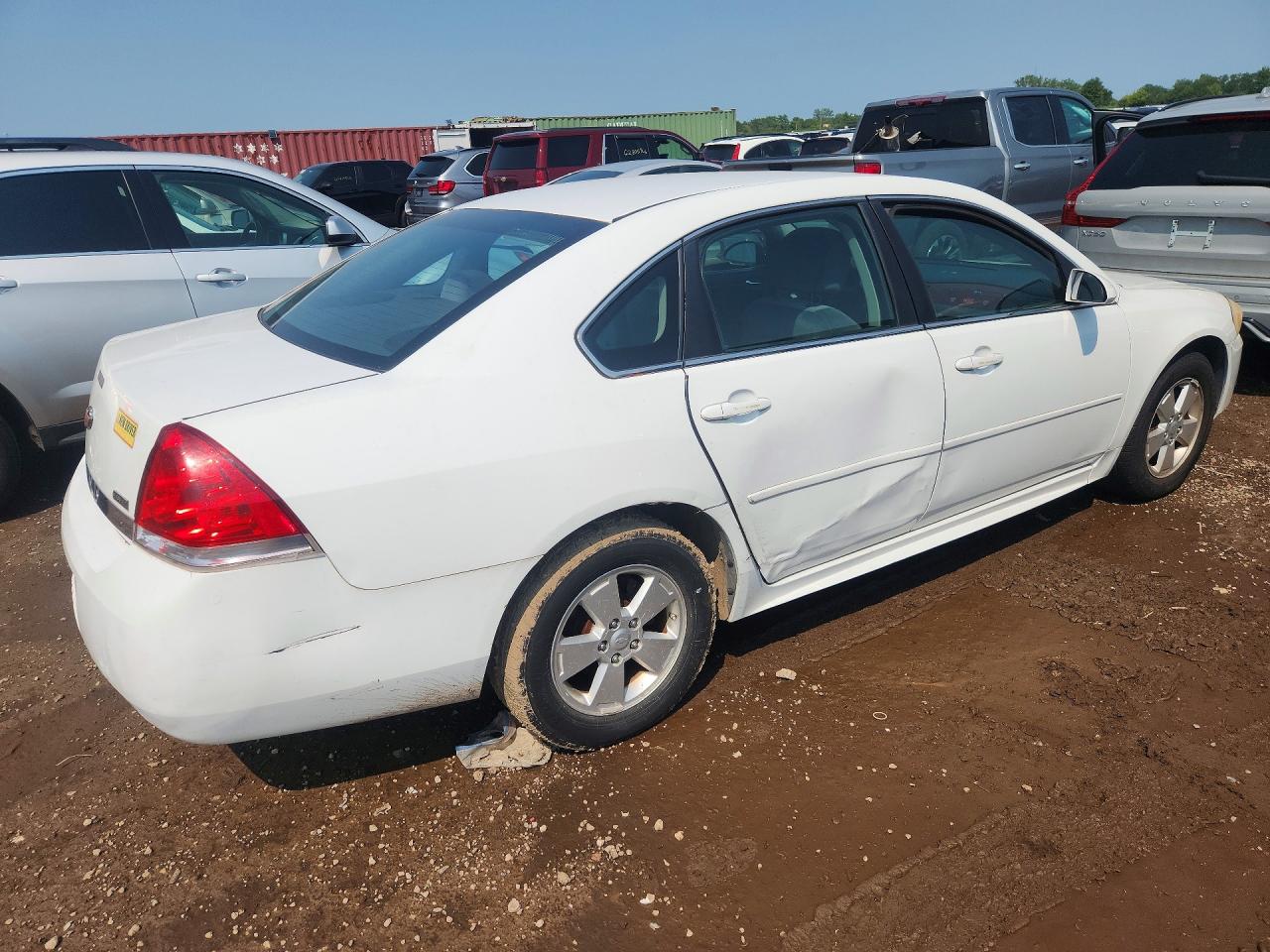2010 Chevrolet Impala Lt White vin: 2G1WB5EK7A1194486