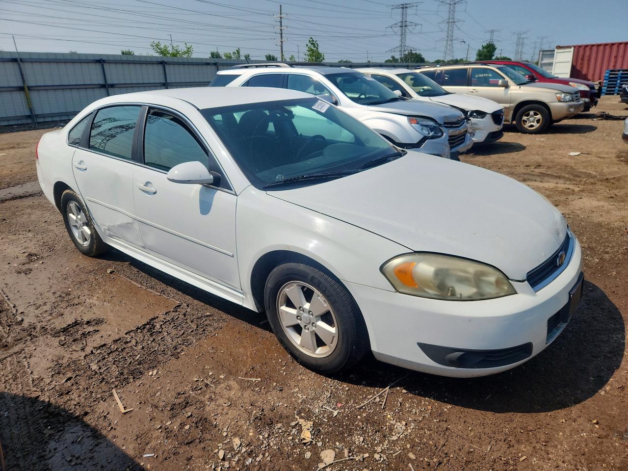 2010 Chevrolet Impala Lt White vin: 2G1WB5EK7A1194486