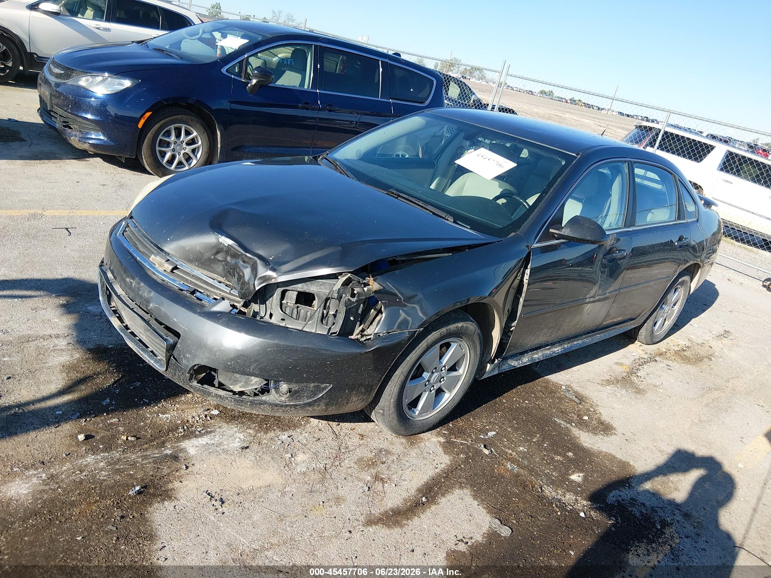 2010 Chevrolet Impala Lt Gray vin: 2G1WB5EK7A1227258
