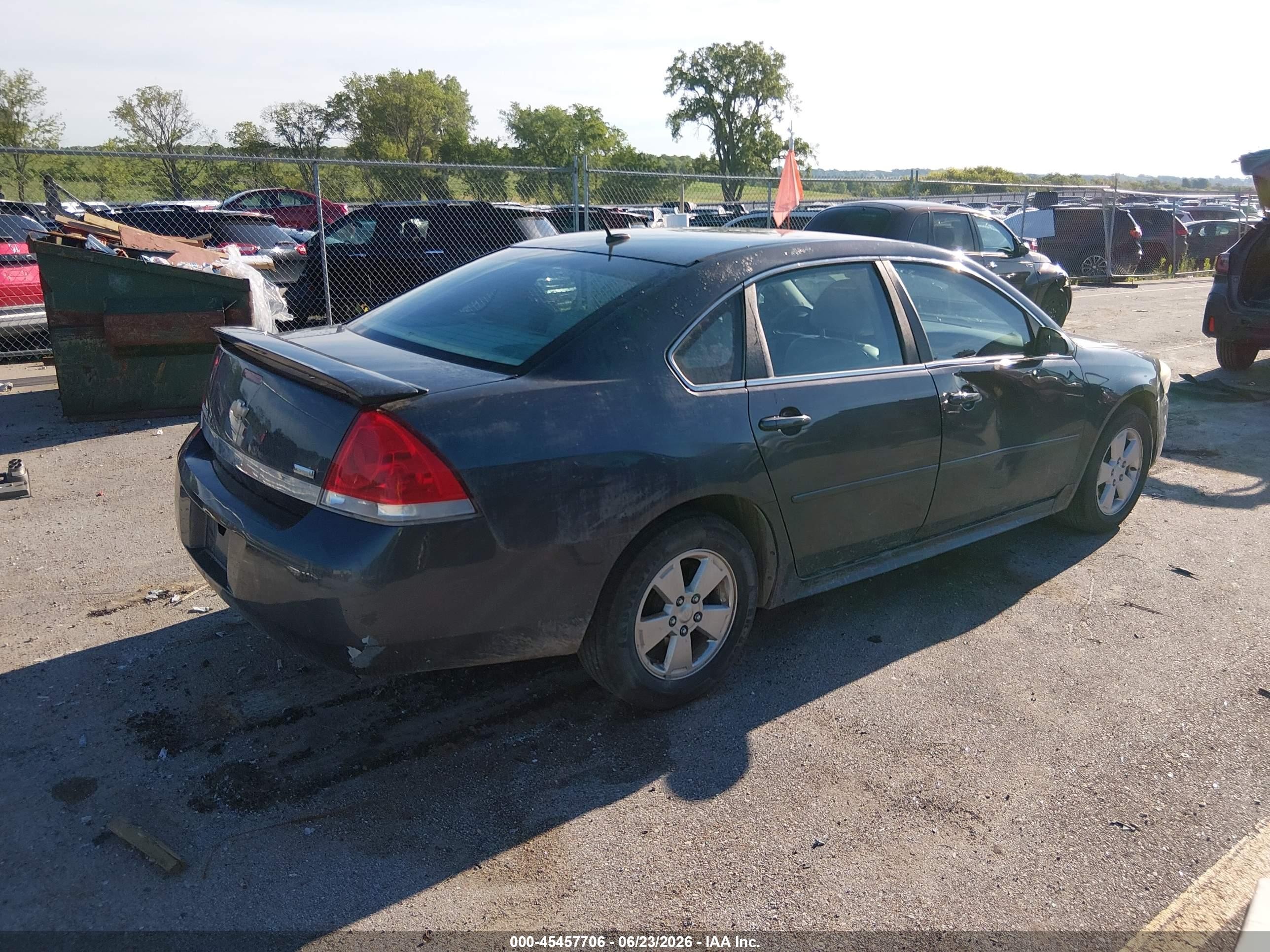 2010 Chevrolet Impala Lt Gray vin: 2G1WB5EK7A1227258