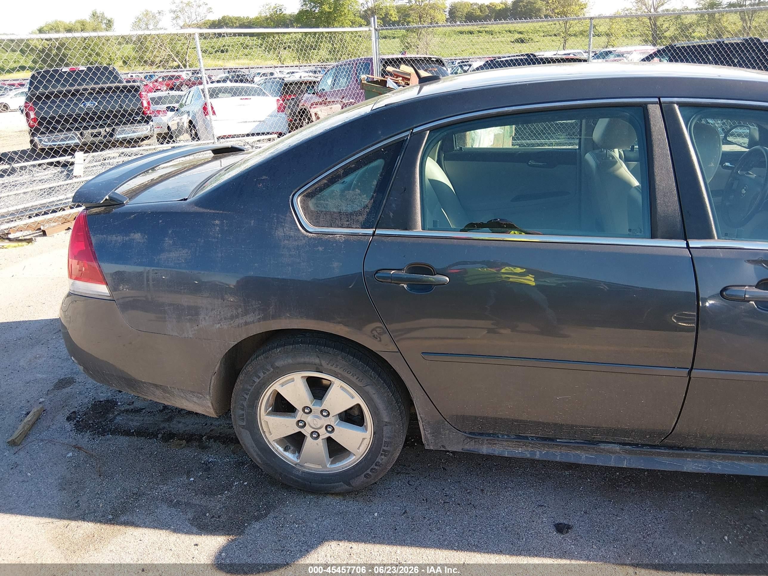 2010 Chevrolet Impala Lt Gray vin: 2G1WB5EK7A1227258