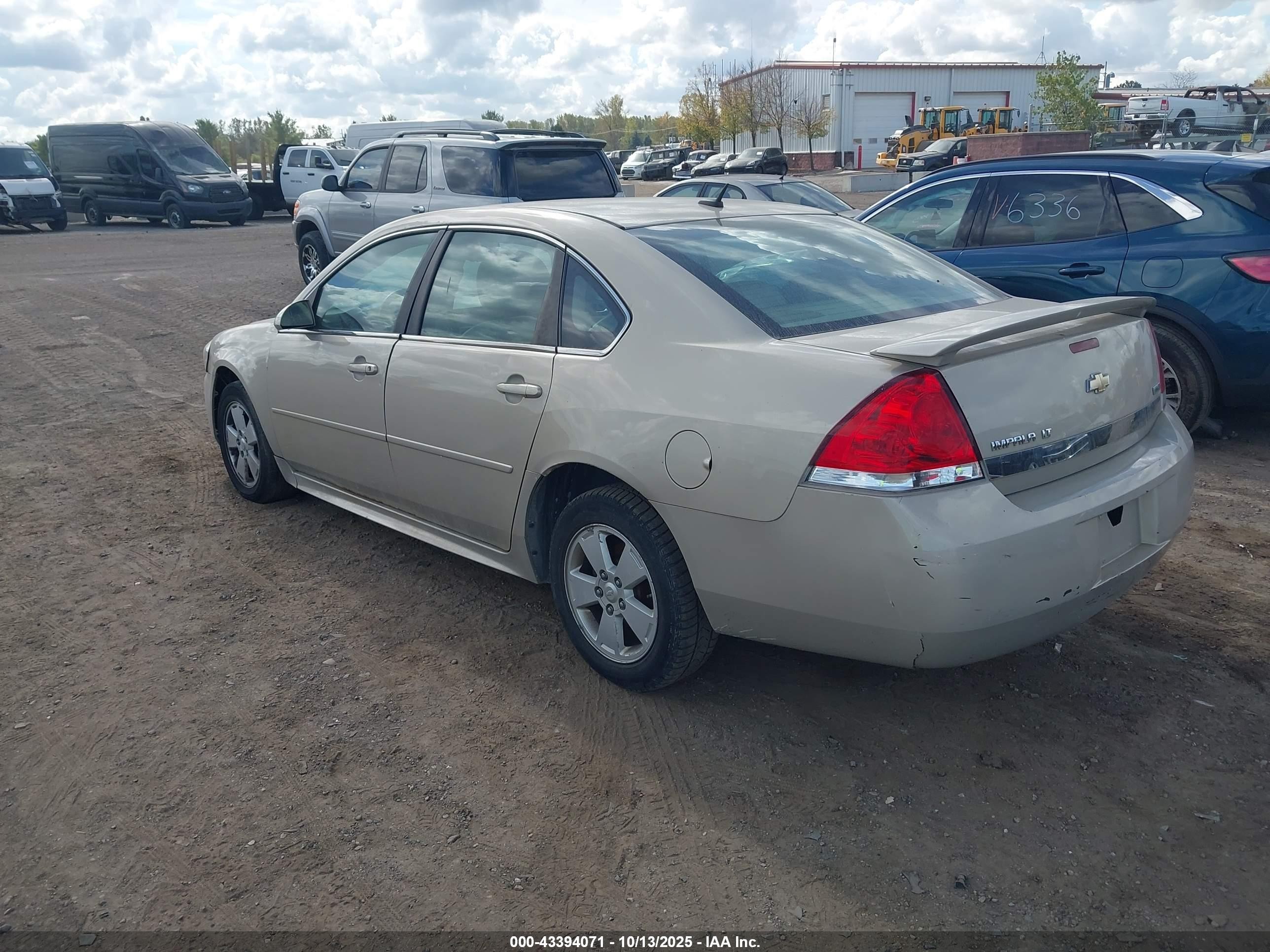 2010 Chevrolet Impala Lt Tan vin: 2G1WB5EK7A1241192