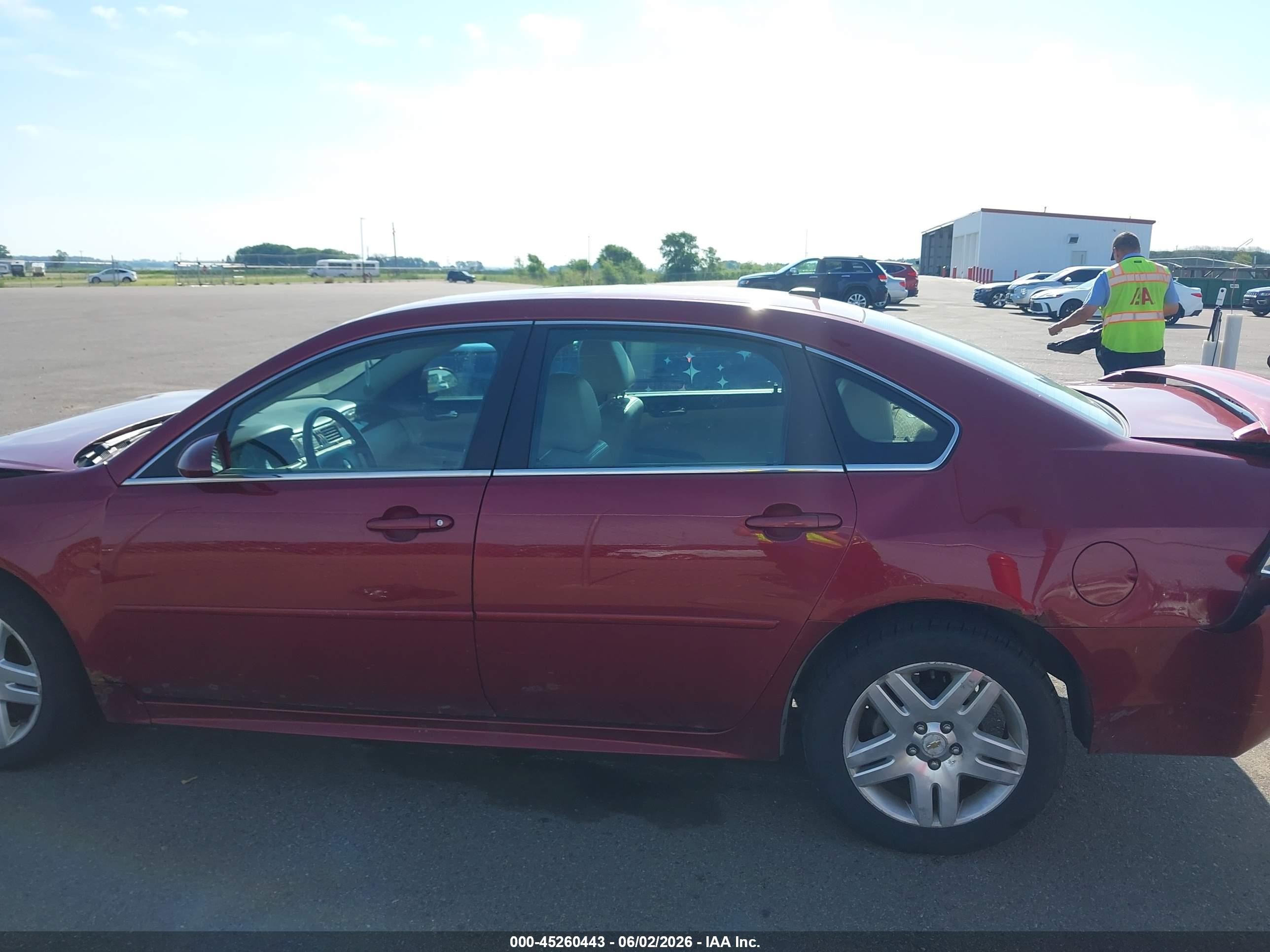 2011 Chevrolet Impala Lt Red vin: 2G1WB5EK7B1184963