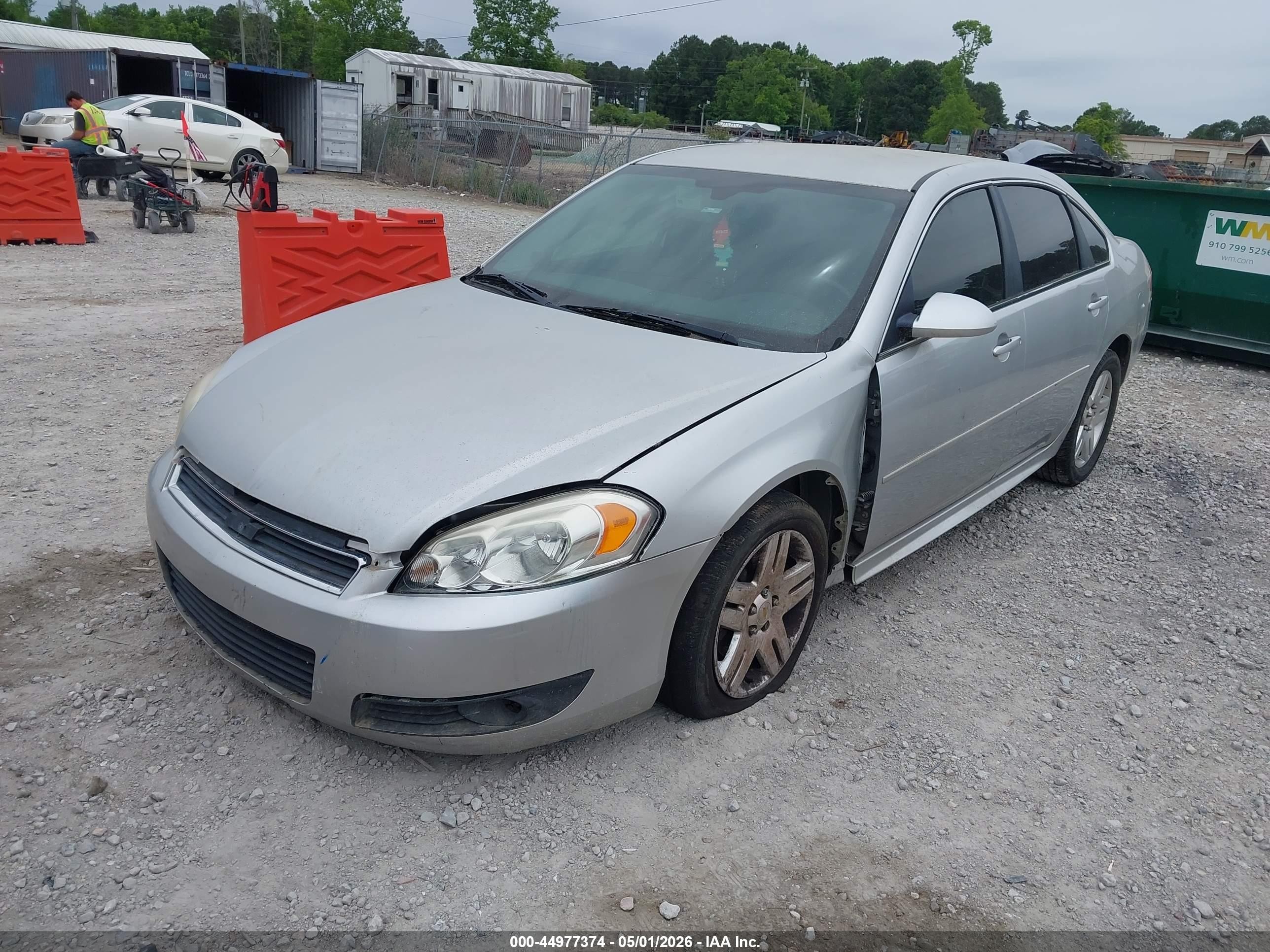2011 Chevrolet Impala Lt Silver vin: 2G1WB5EK7B1272153