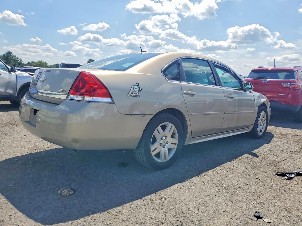 2011 Chevrolet Impala Lt Бежевый vin: 2G1WB5EK7B1319312