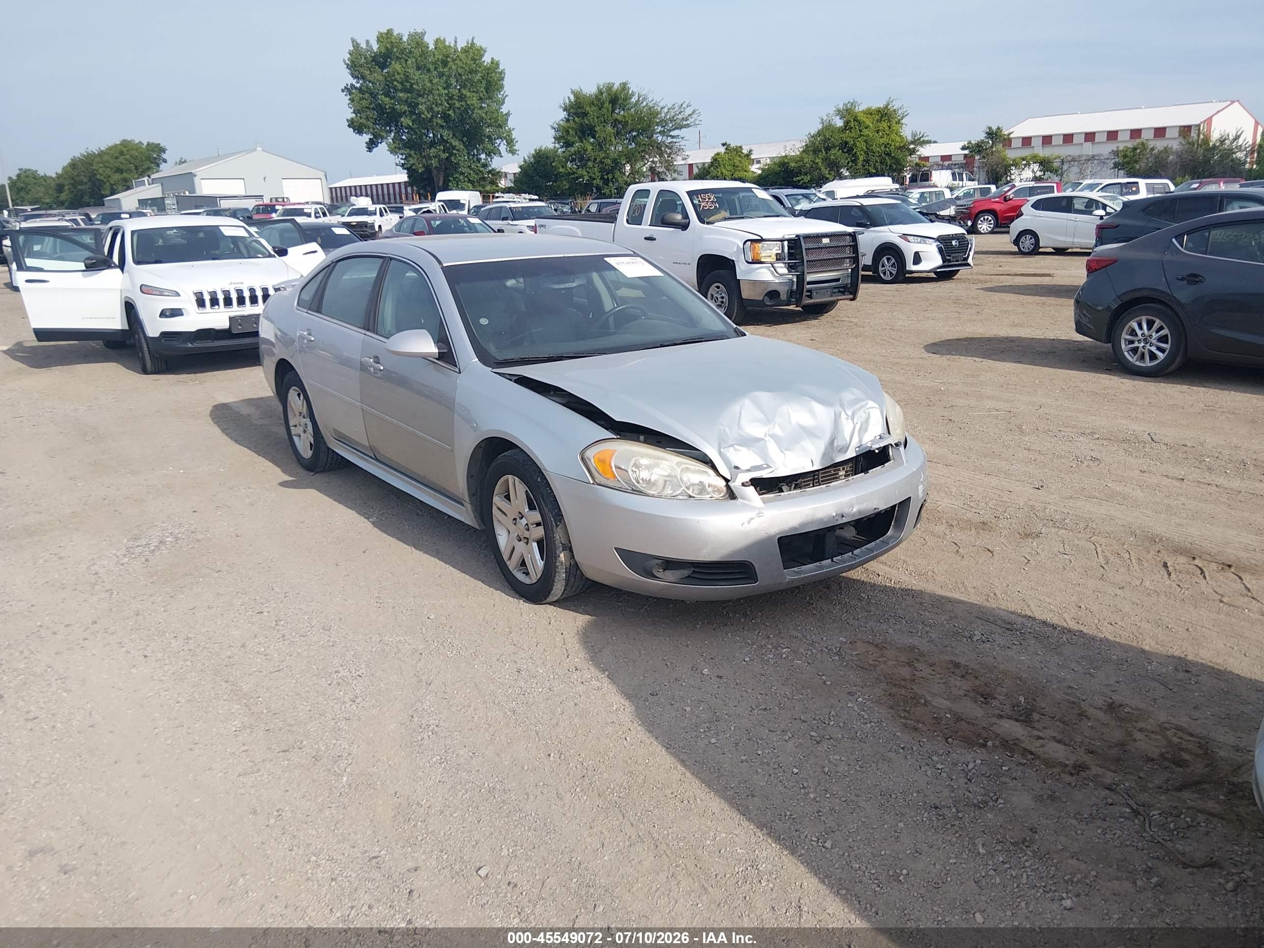 2010 Chevrolet Impala Lt Silver vin: 2G1WB5EK8A1265162