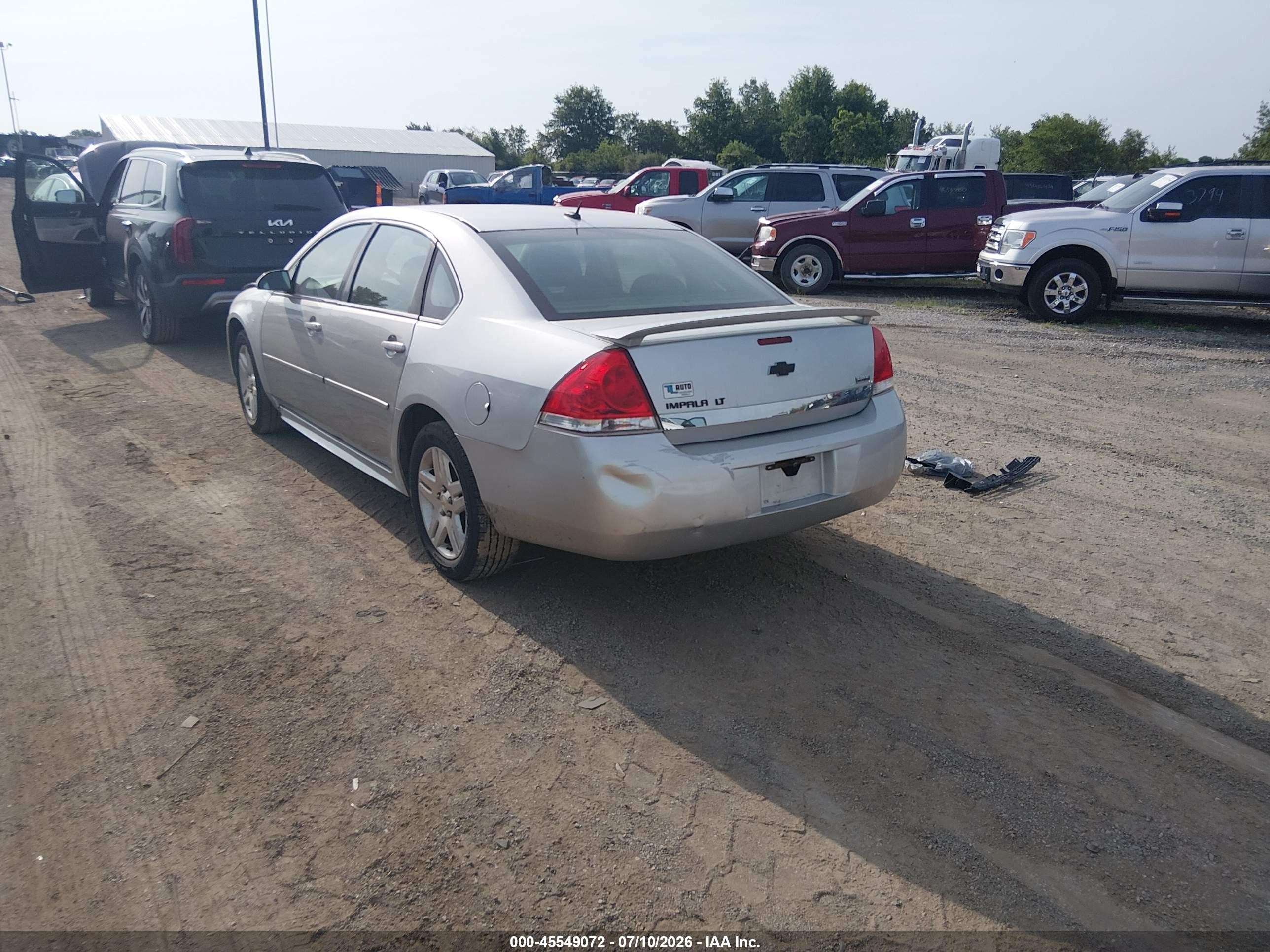 2010 Chevrolet Impala Lt Silver vin: 2G1WB5EK8A1265162