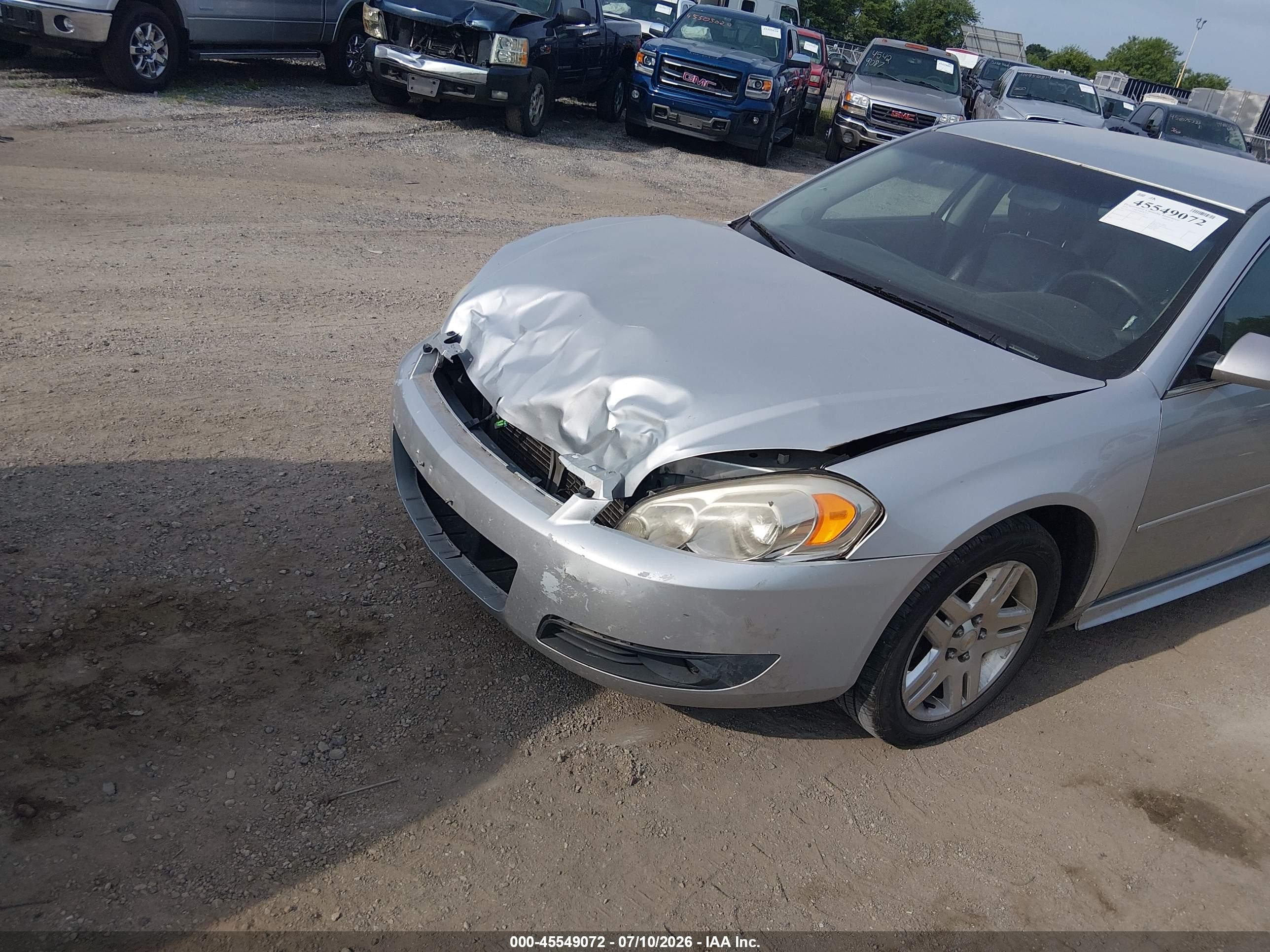 2010 Chevrolet Impala Lt Silver vin: 2G1WB5EK8A1265162
