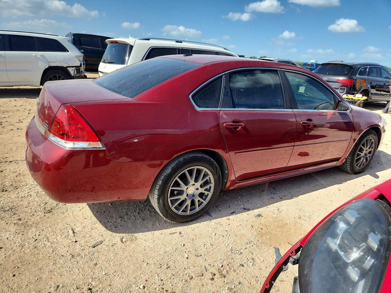 2011 Chevrolet Impala Lt Burgundy vin: 2G1WB5EK8B1142804
