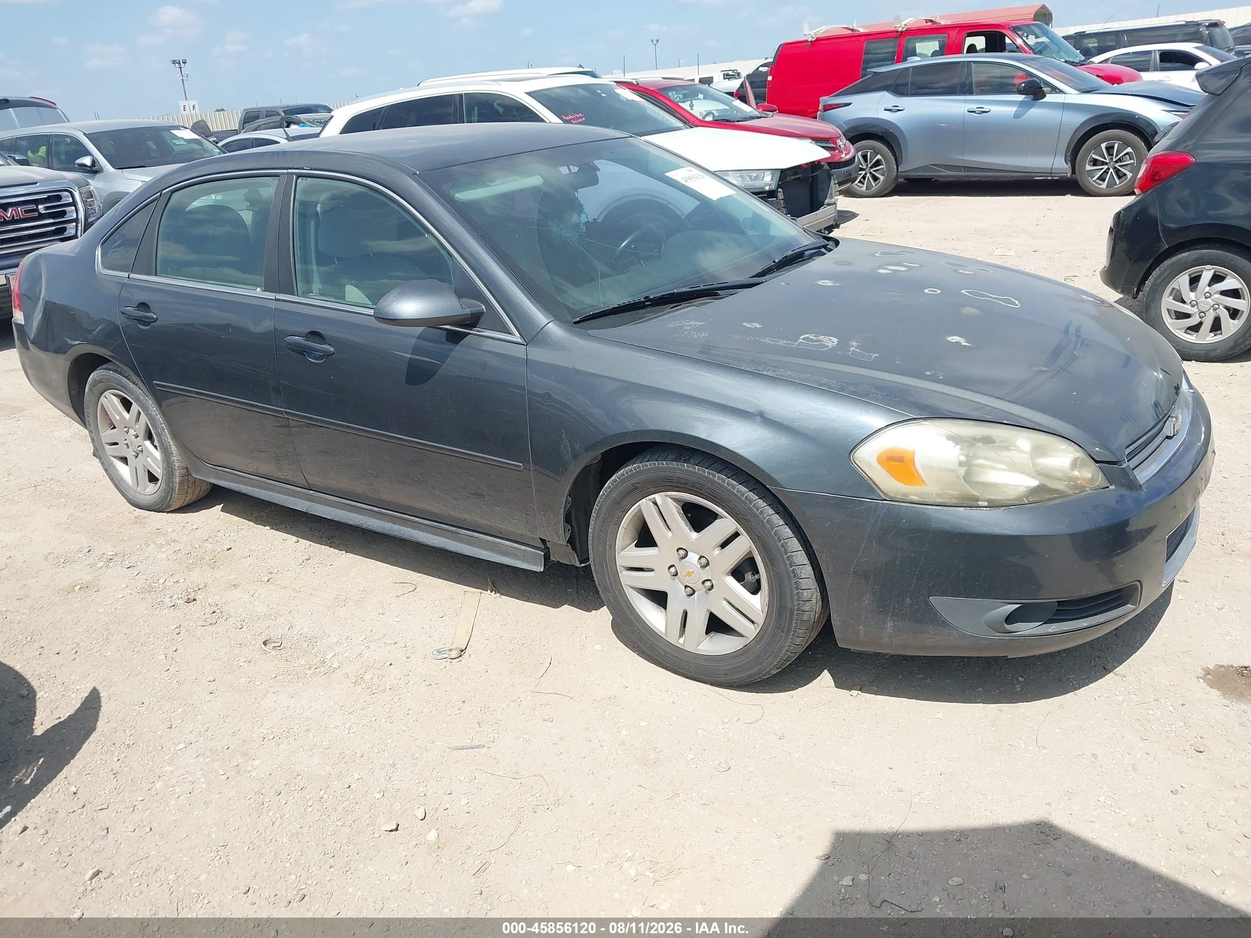 2011 Chevrolet Impala Lt Gray vin: 2G1WB5EK8B1184549