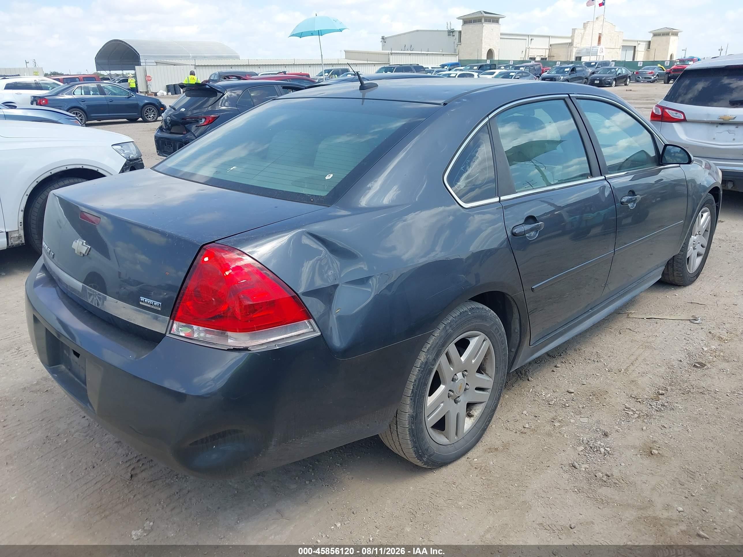 2011 Chevrolet Impala Lt Gray vin: 2G1WB5EK8B1184549