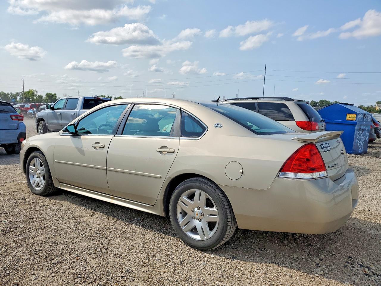 2011 Chevrolet Impala Lt Желто-коричневый vin: 2G1WB5EK8B1300560