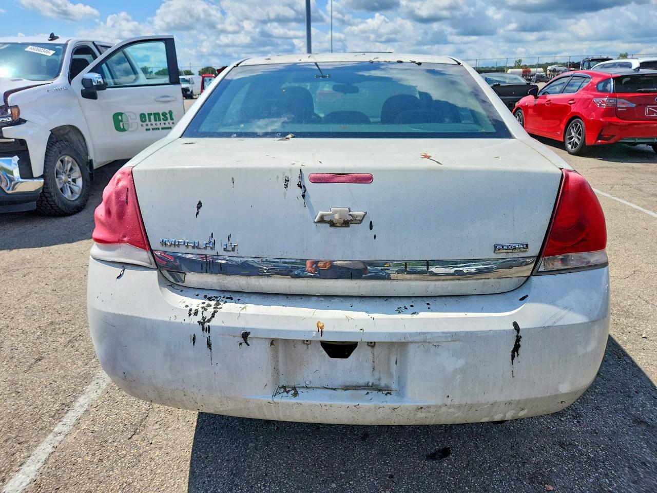 2010 Chevrolet Impala Lt White vin: 2G1WB5EK9A1109566