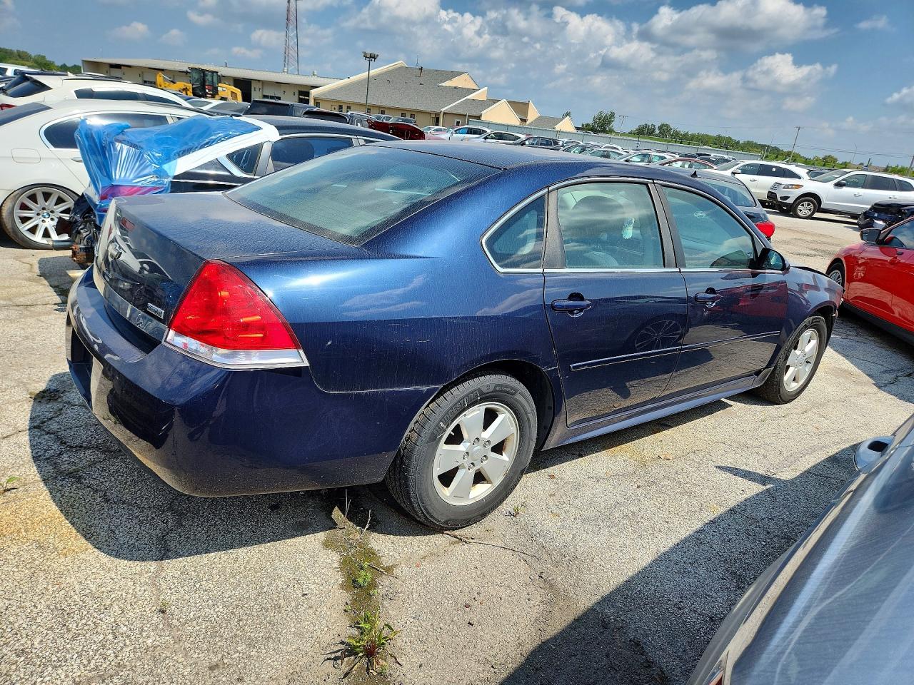 2010 Chevrolet Impala Lt Синий vin: 2G1WB5EK9A1193629