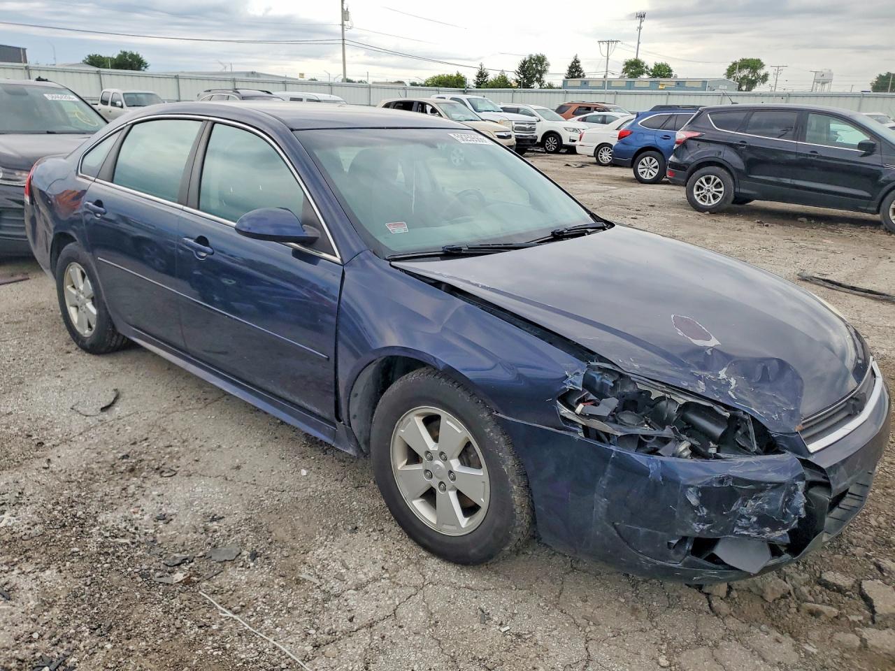 2010 Chevrolet Impala Lt Синий vin: 2G1WB5EK9A1193629