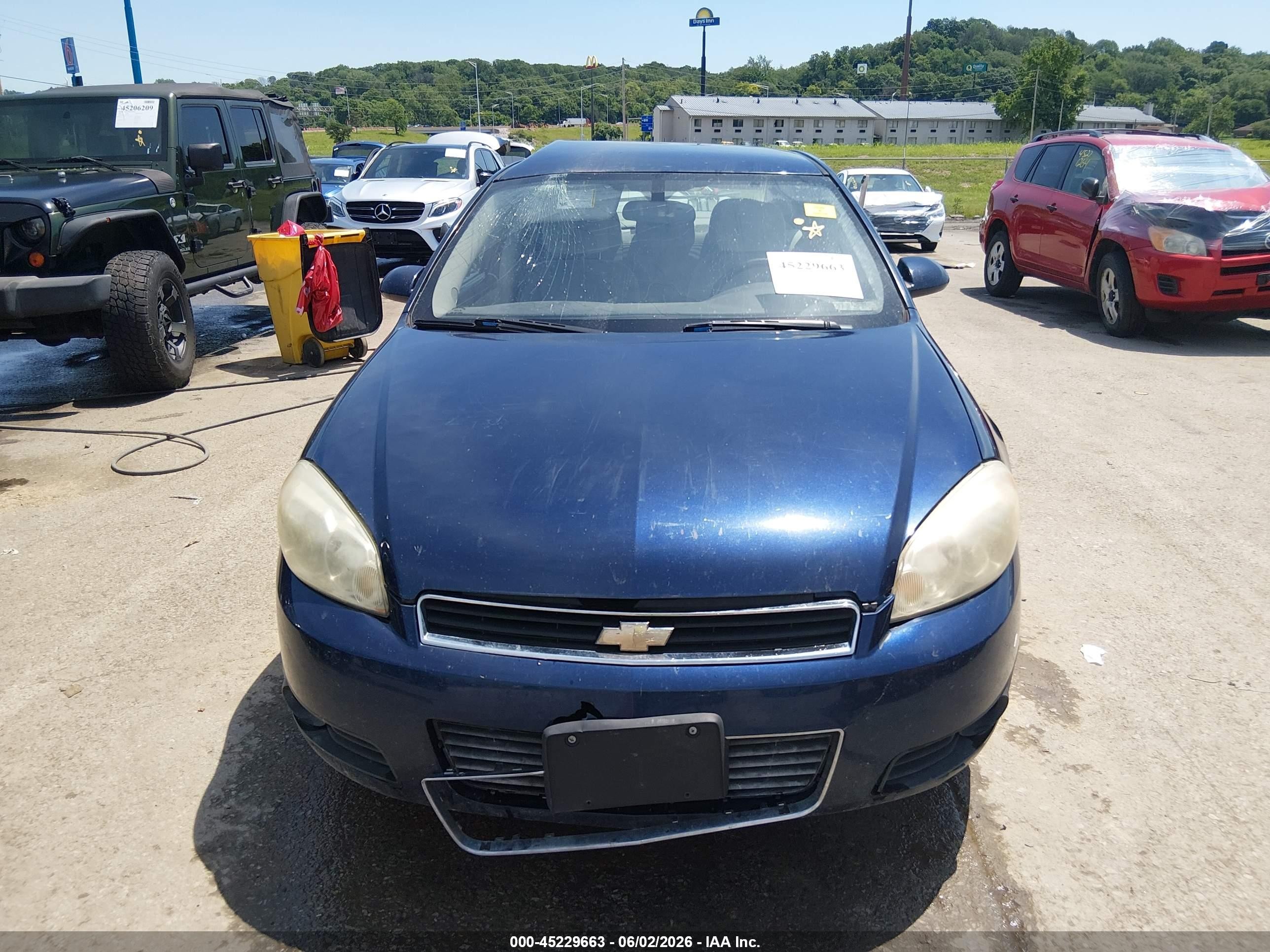 2011 Chevrolet Impala Lt Blue vin: 2G1WB5EK9B1208924