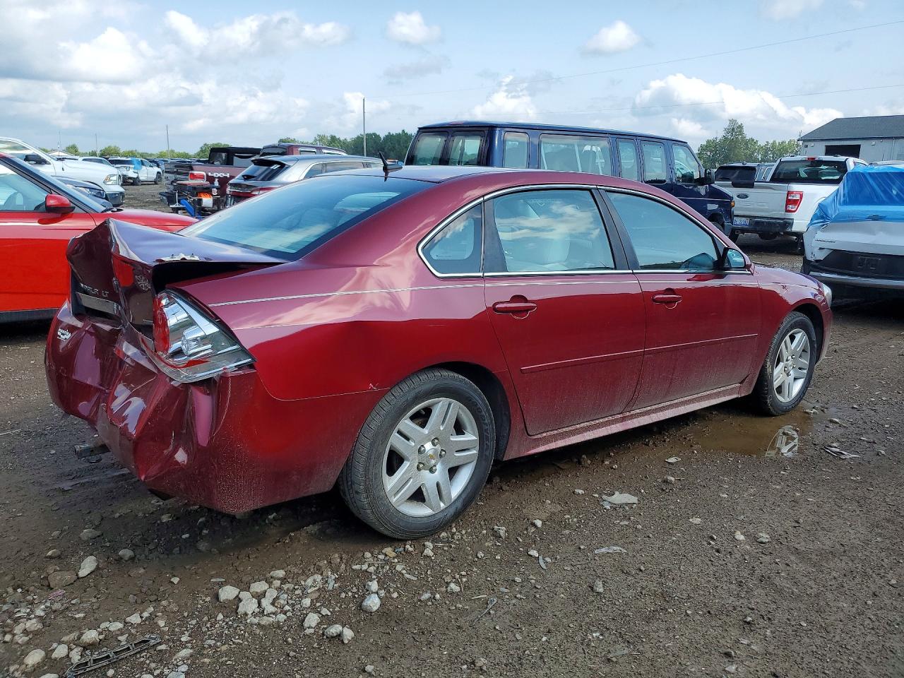 2011 Chevrolet Impala Lt Maroon vin: 2G1WB5EK9B1246055