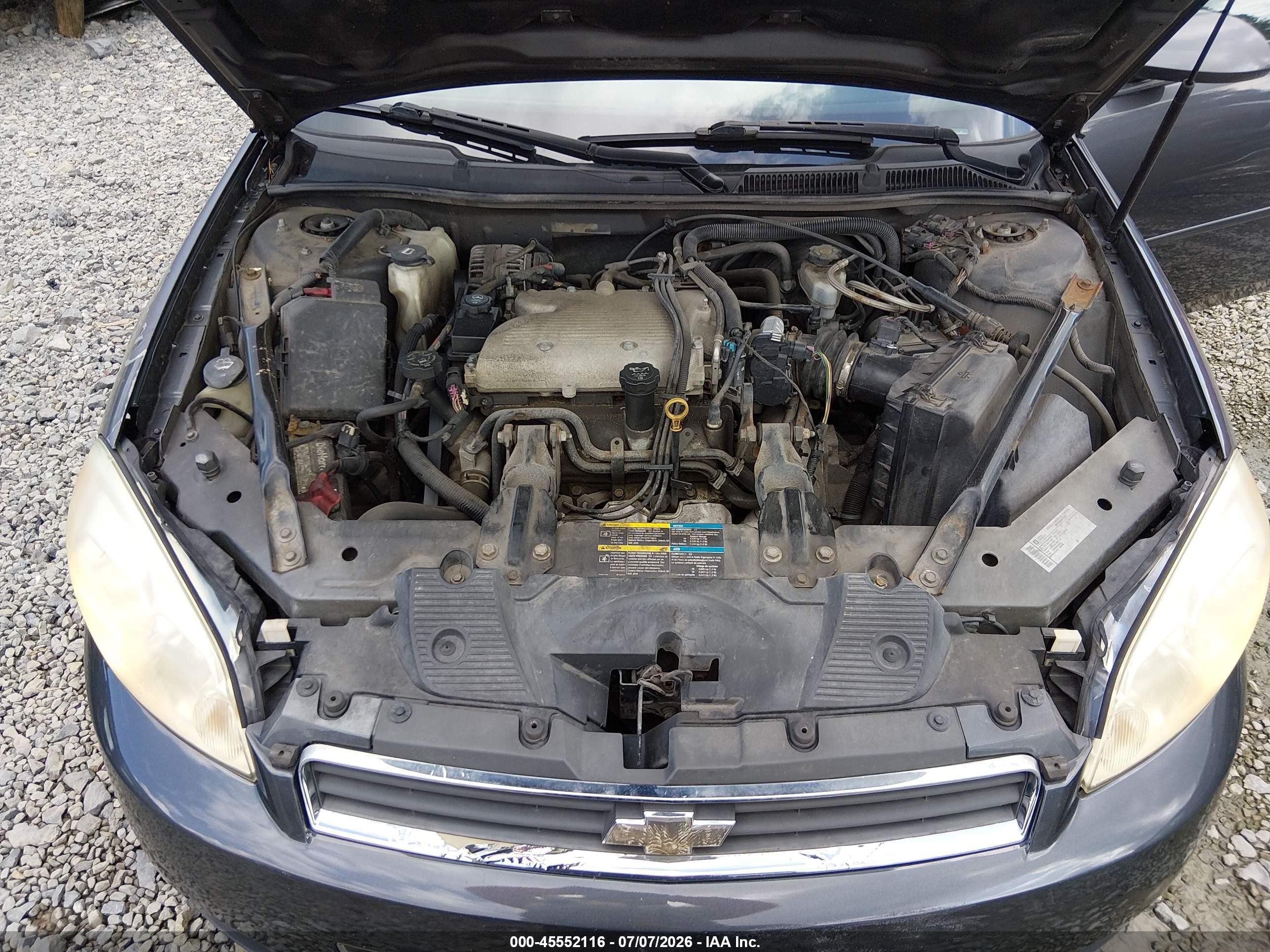 2010 Chevrolet Impala Lt Blue vin: 2G1WB5EKXA1144164