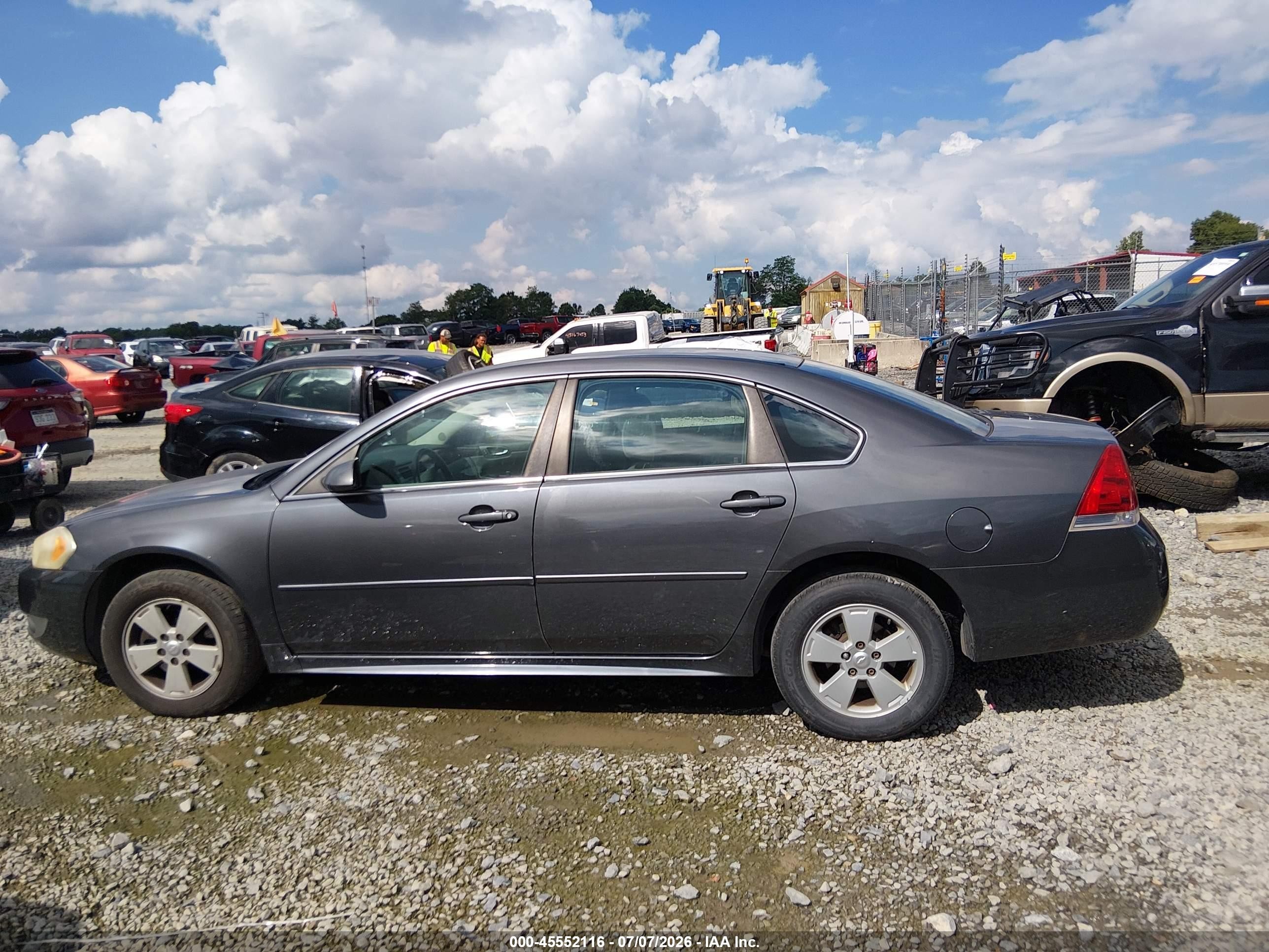 2010 Chevrolet Impala Lt Blue vin: 2G1WB5EKXA1144164