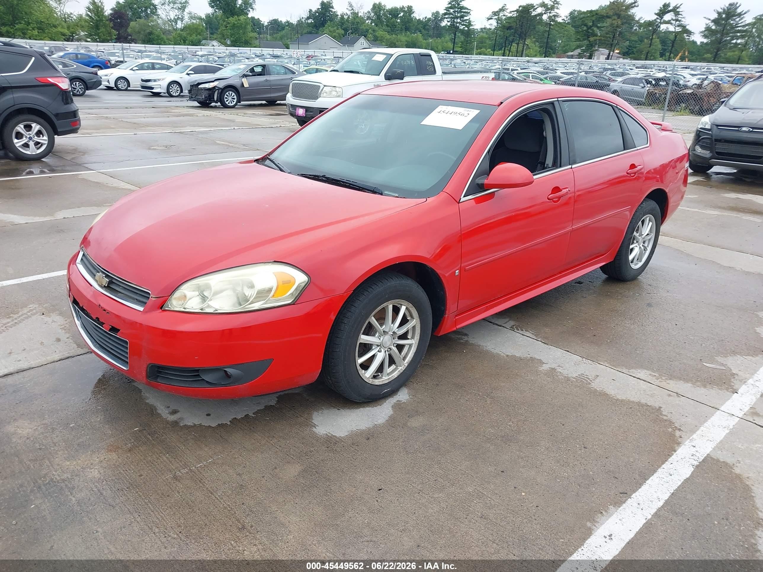 2010 Chevrolet Impala Lt Красный vin: 2G1WB5EKXA1189816