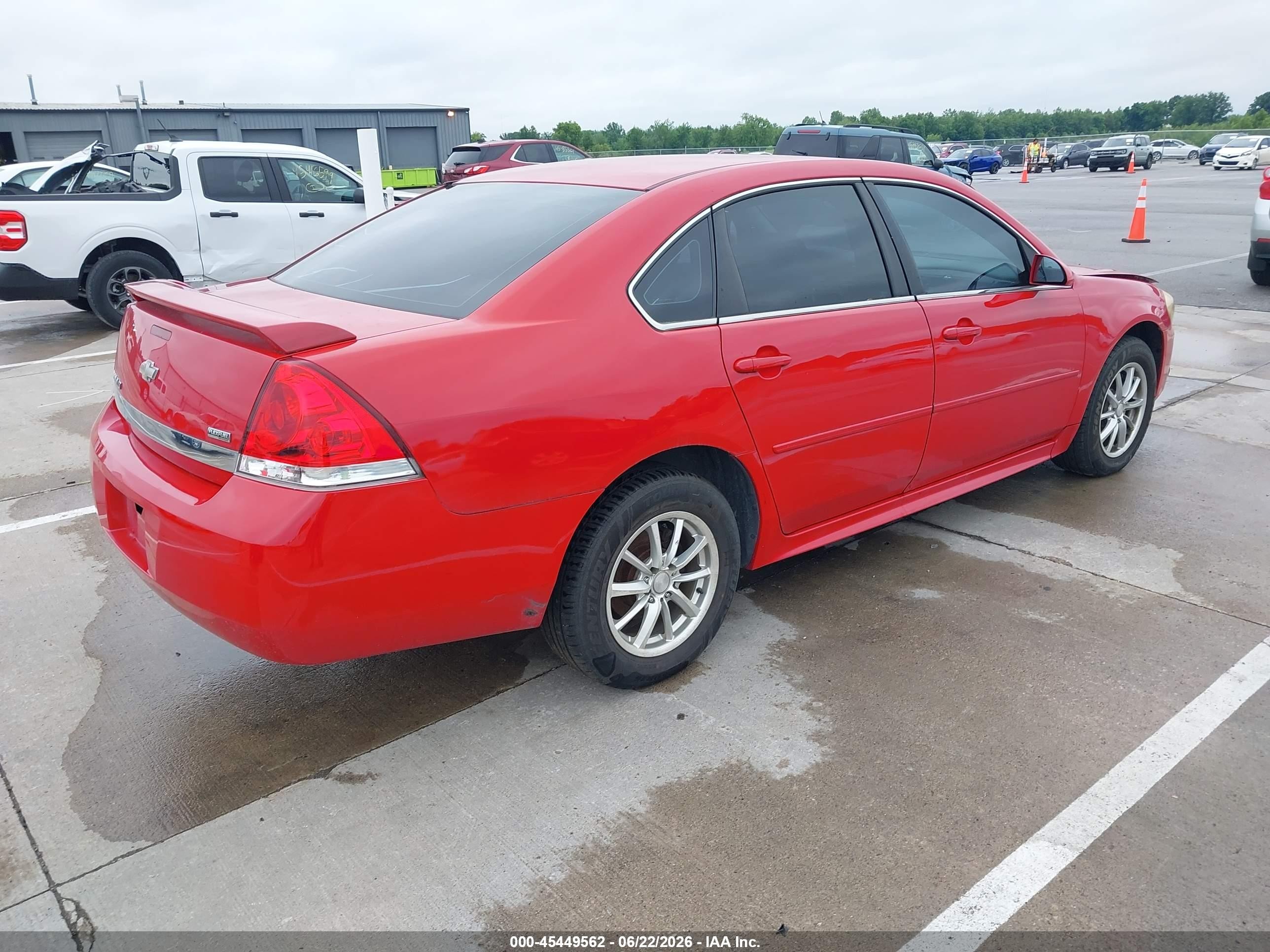2010 Chevrolet Impala Lt Красный vin: 2G1WB5EKXA1189816