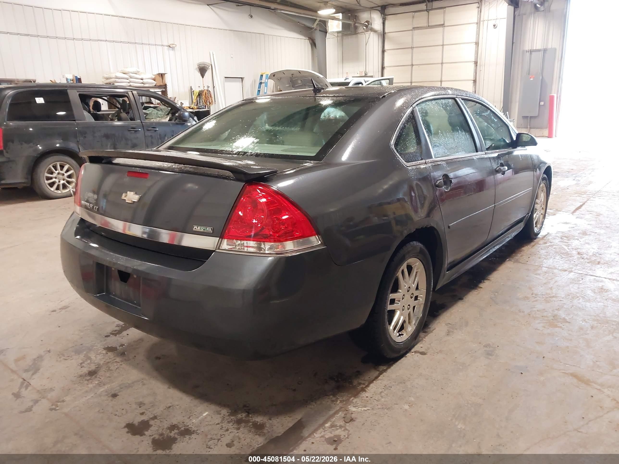 2010 Chevrolet Impala Lt Gray vin: 2G1WB5EKXA1205982