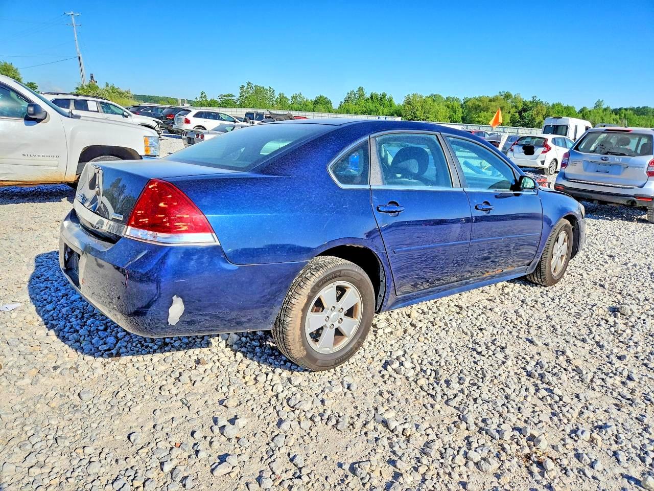 2010 Chevrolet Impala Lt Blue vin: 2G1WB5EKXA1220773