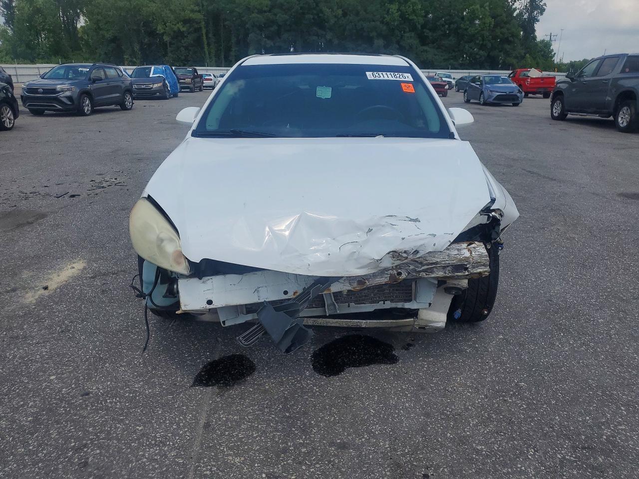 2010 Chevrolet Impala Lt White vin: 2G1WB5EKXA1232079