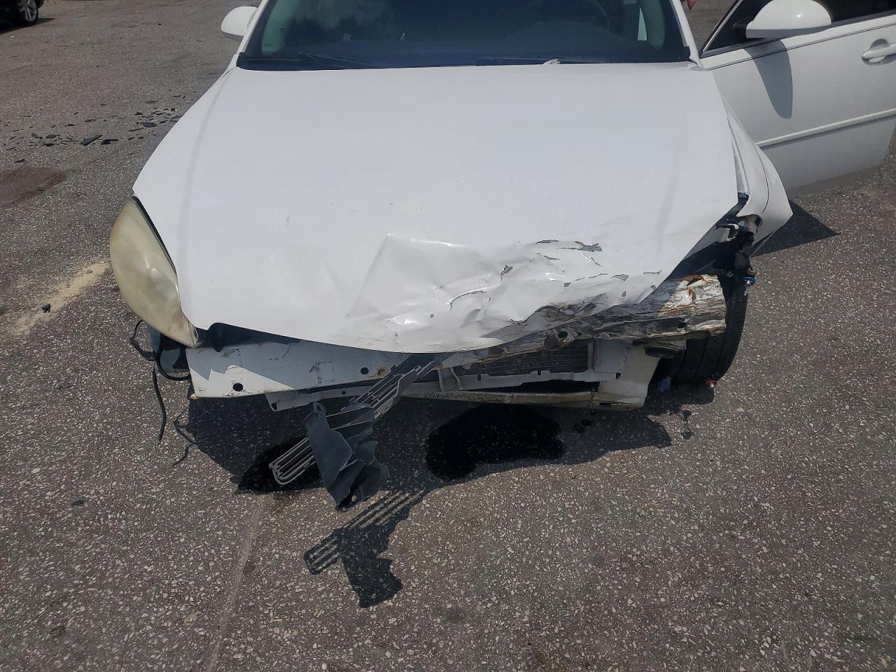 2010 Chevrolet Impala Lt White vin: 2G1WB5EKXA1232079