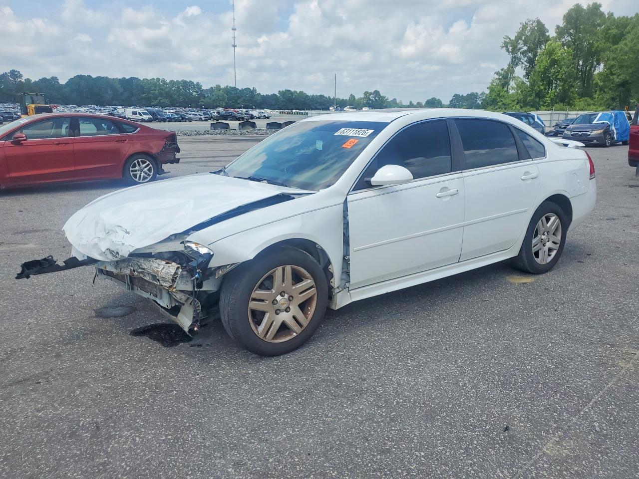 2010 Chevrolet Impala Lt White vin: 2G1WB5EKXA1232079