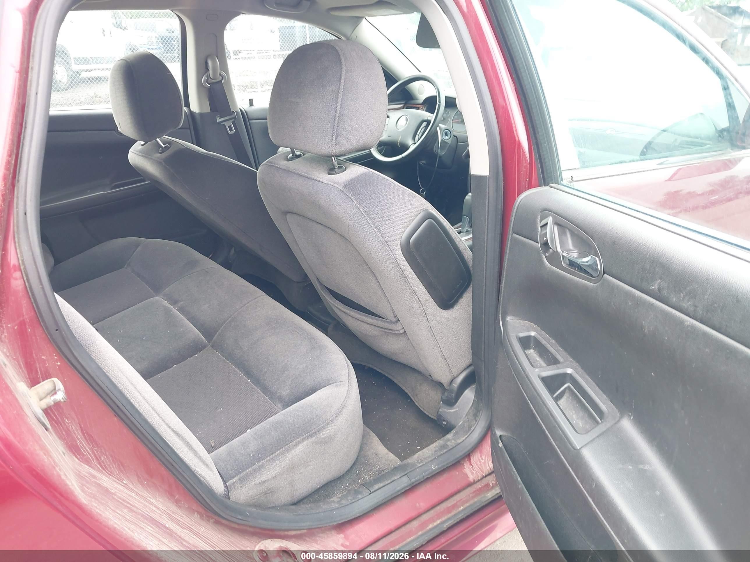 2011 Chevrolet Impala Lt Red vin: 2G1WB5EKXB1127155