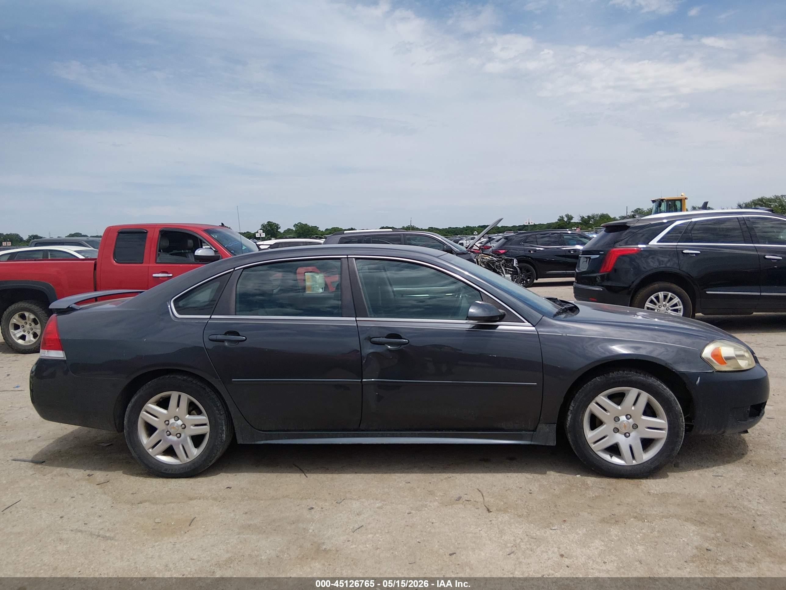 2011 Chevrolet Impala Lt Gray vin: 2G1WB5EKXB1165436