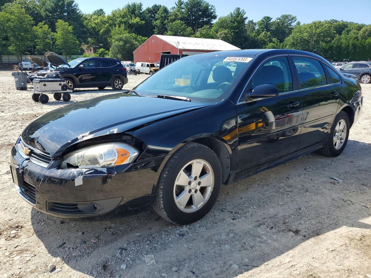 2010 Chevrolet Impala Lt Black vin: 2G1WB5EN1A1148467