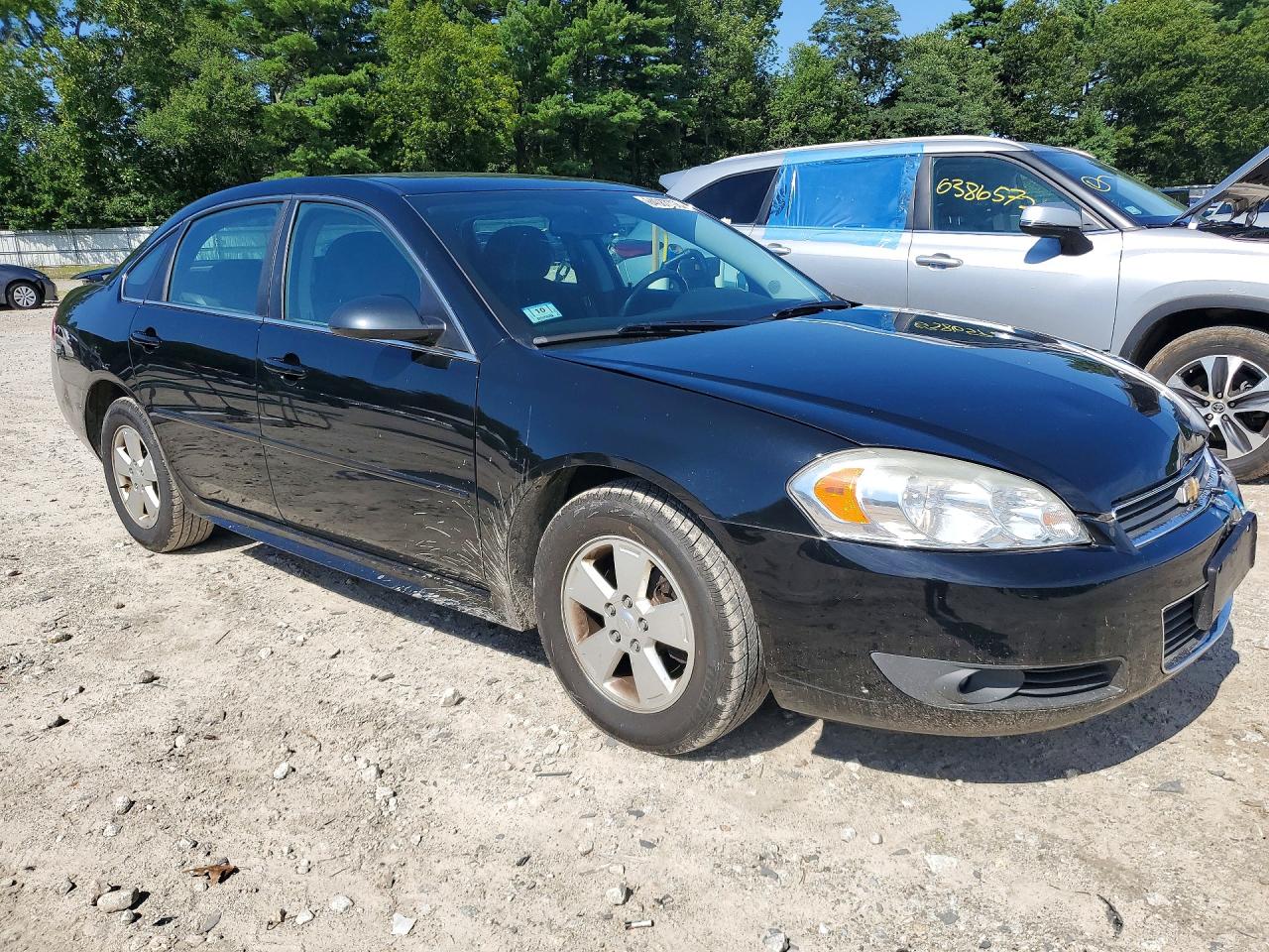 2010 Chevrolet Impala Lt Black vin: 2G1WB5EN1A1148467