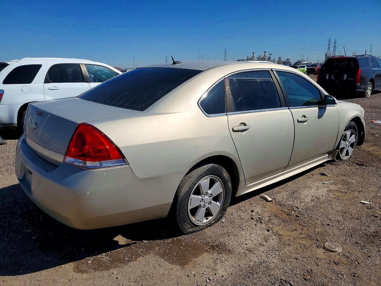 2010 Chevrolet Impala Lt Cream vin: 2G1WB5EN2A1117504