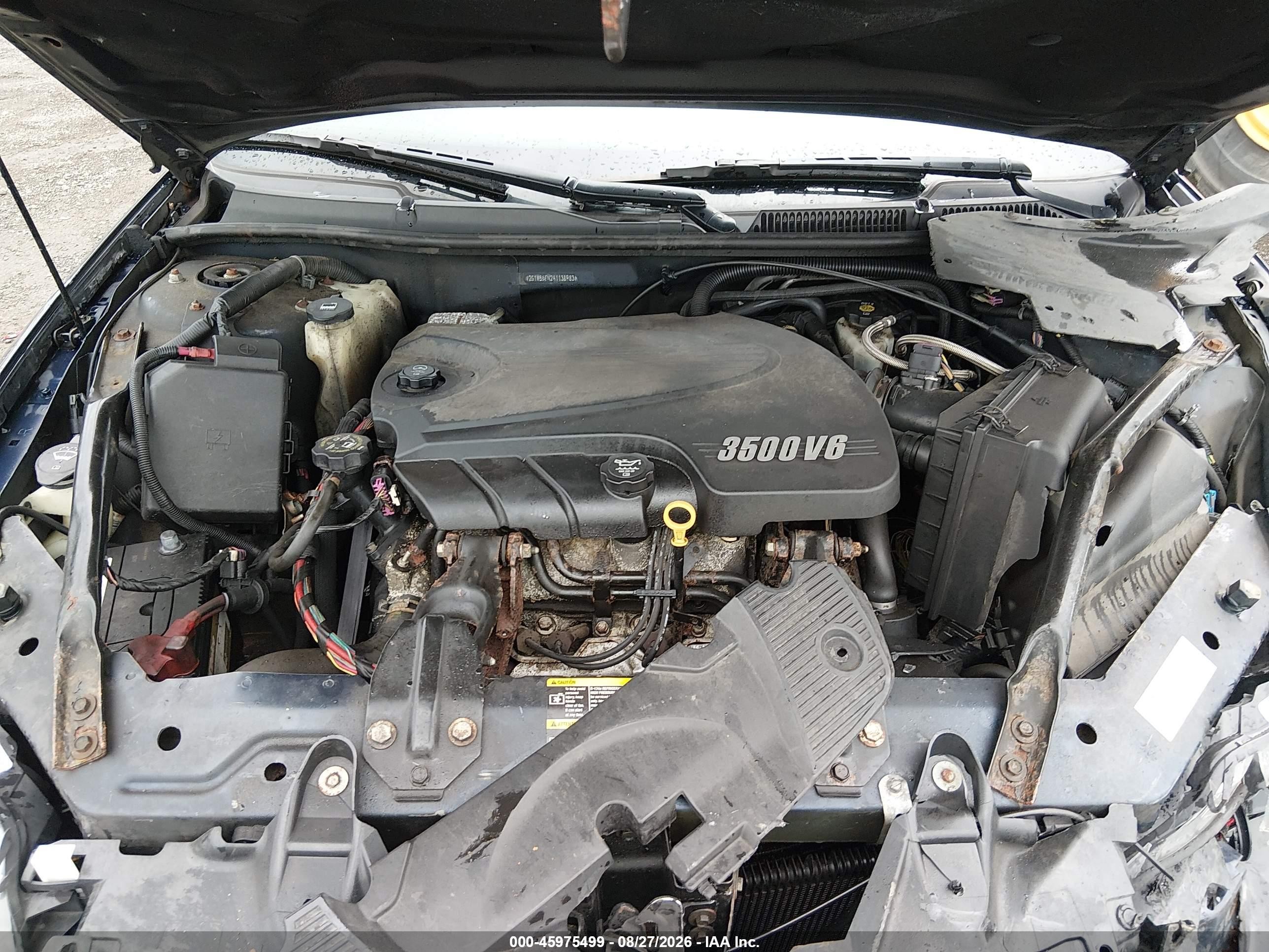 2010 Chevrolet Impala Lt Blue vin: 2G1WB5EN2A1138983