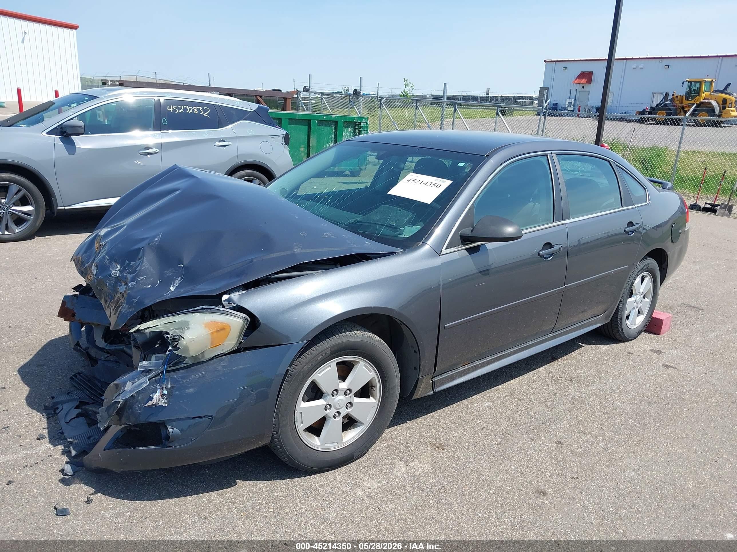 2010 Chevrolet Impala Lt Gray vin: 2G1WB5EN3A1138698